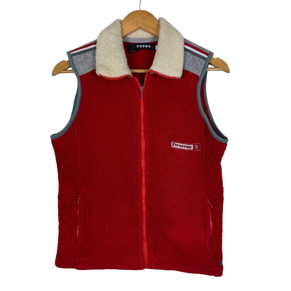 Other 🔥 Belfe Fleece Firestone Vest riri Zip made in italy Size US M / EU 48-50 / 2 - 3 Thumbnail