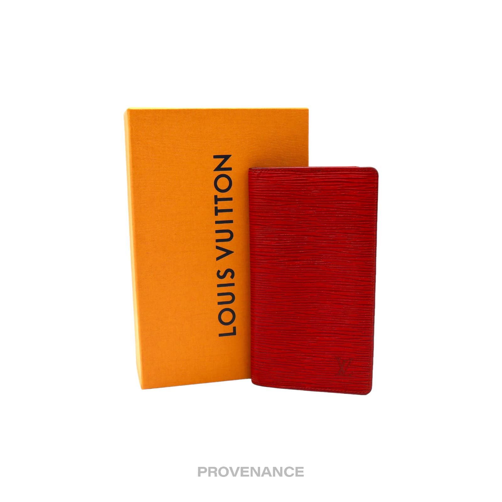 Louis Vuitton Pince Wallet In Taiga Leather Stripe