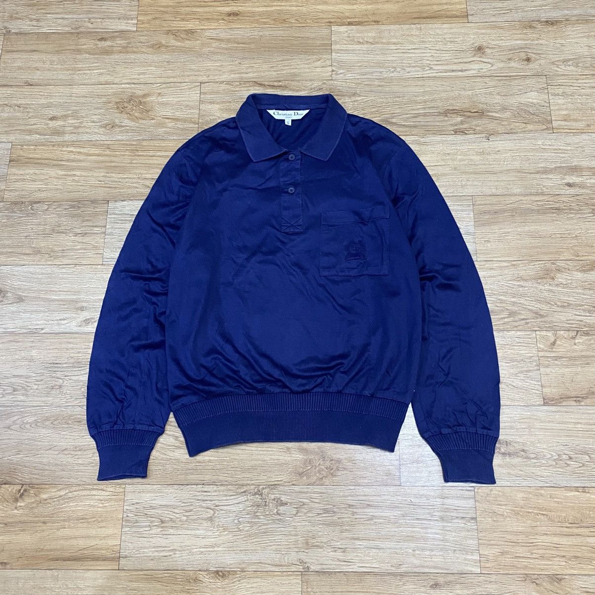Christian Dior Monsieur Cristian Dior Sports Long Sleeve Half Button Up Size S / US 4 / IT 40 - 1 Thumbnail