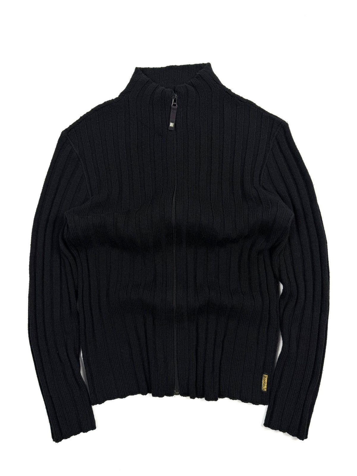 Armani Armani Jeans Y2K Full Zip Wool Blend Knit SweaterAvant Garde Size US M / EU 48-50 / 2 - 1 Thumbnail