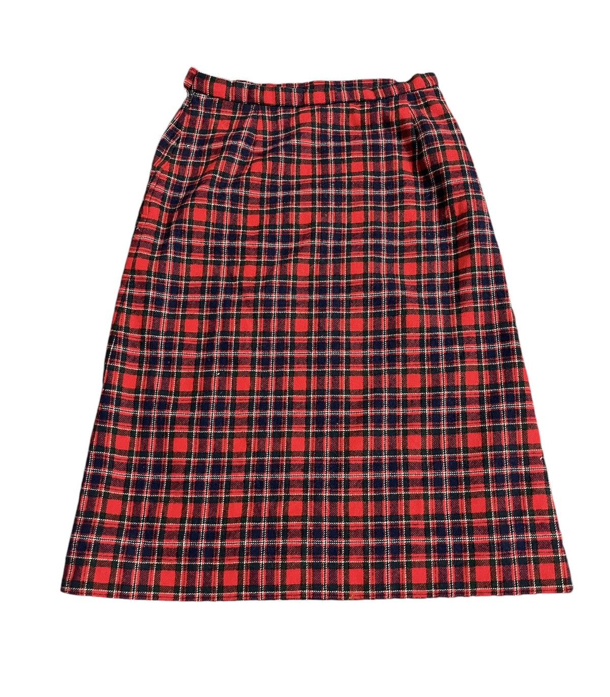 Vintage Pendleton Wool Plaid Skirt Made Usa