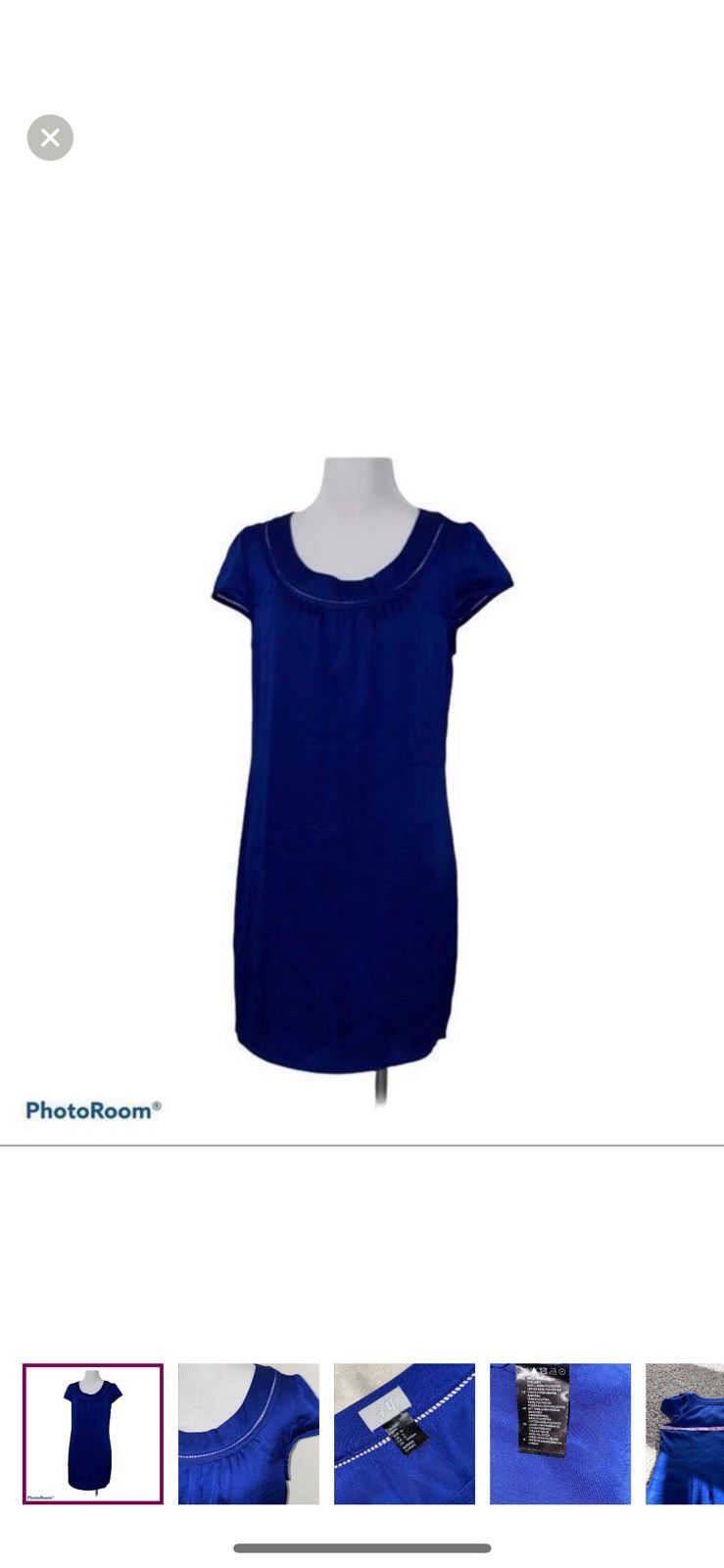 H&M H&M blue shift dress size 6 Size M / US 6-8 / IT 42-44 - 1 Thumbnail