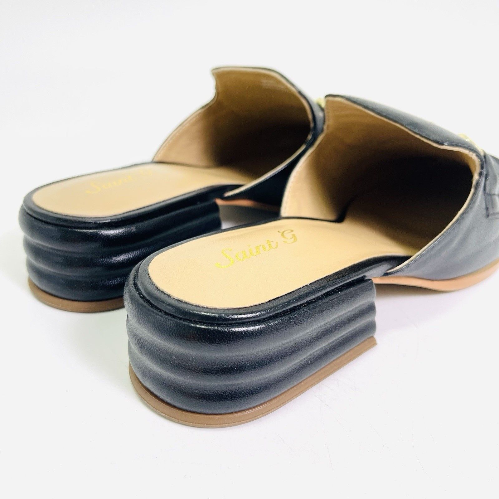 Other Saint G Savannah Black Mule Loafers Size US 9 / IT 39 - 4 Thumbnail