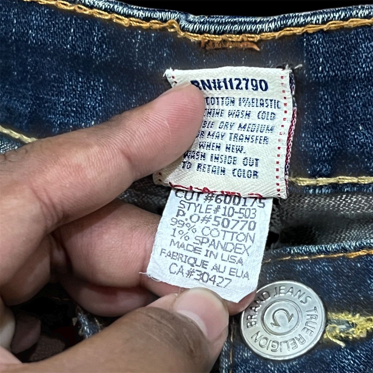 True Religion “TRUE RELIGION” SUPER FLARE JEANS Size 28" / US 6 / IT 42 - 14 Thumbnail