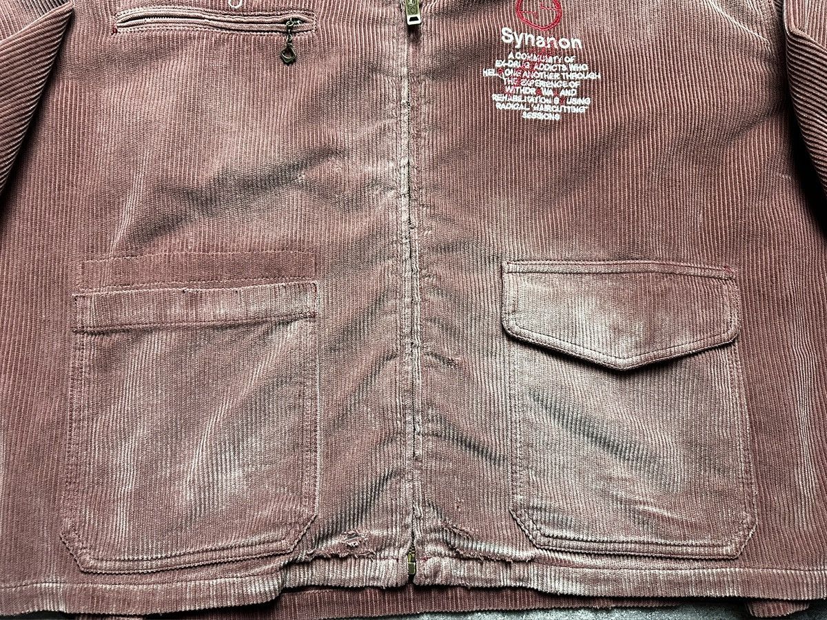 Paly Hollywood Paly Hollywood Synanon Corduroy Work Jacket Burgundy Size US L / EU 52-54 / 3 - 5 Thumbnail