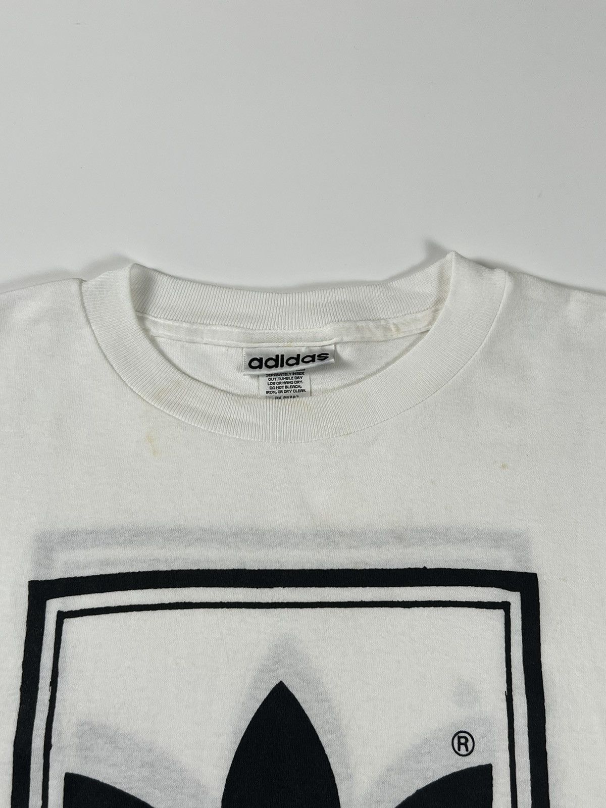 Adidas × Vintage Adidas Big Logo Made In USA Size M Tshirt Size US M / EU 48-50 / 2 - 4 Thumbnail