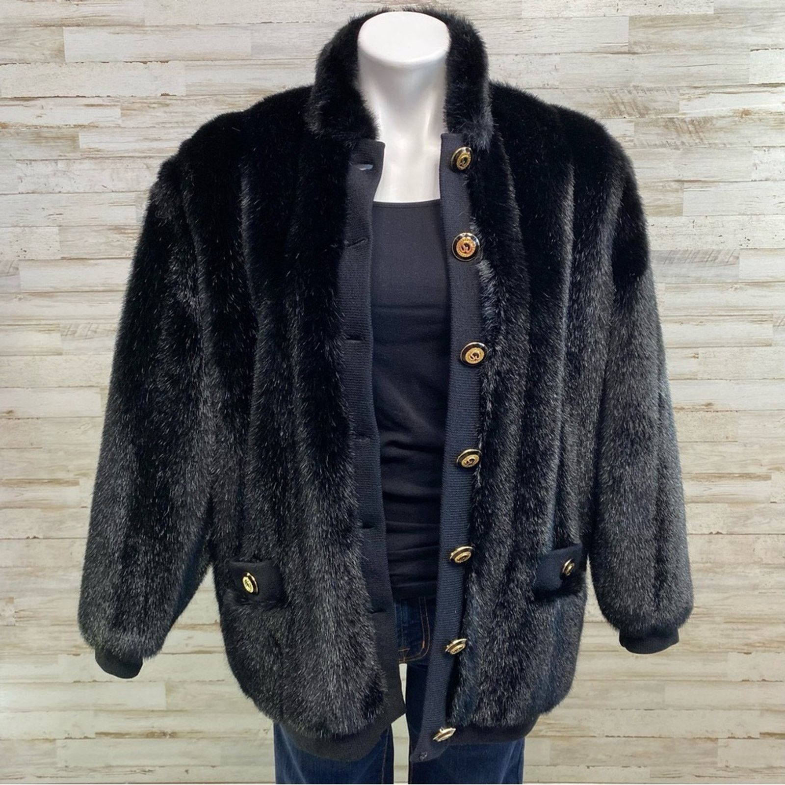 St. John St. John Collection by Marie Gray Faux Fur Jacket Vest XS Size XS / US 0-2 / IT 36-38 - 3 Thumbnail