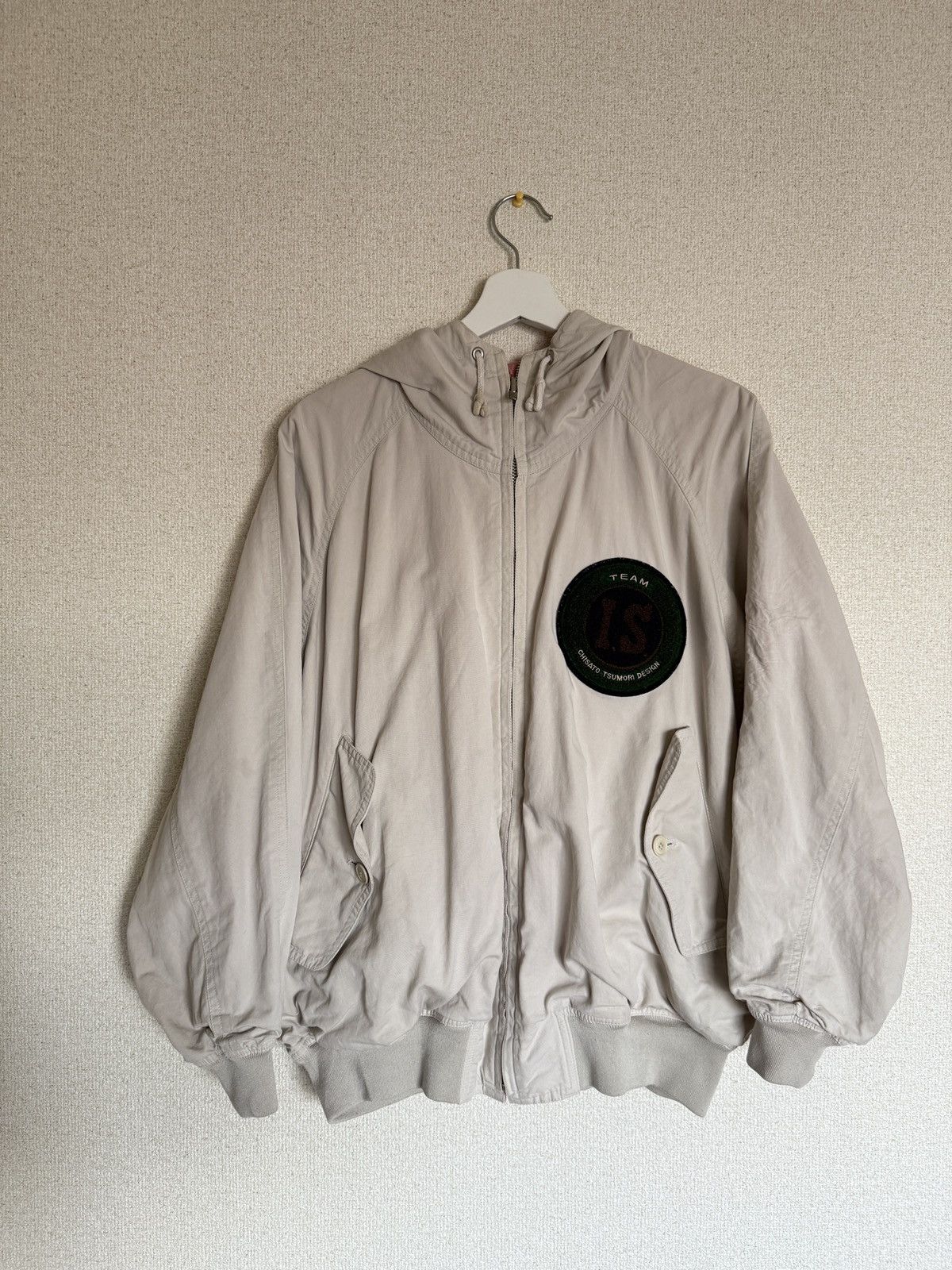 Issey Miyake Issey Miyake AW88/89 White Reversible Staff Bomber