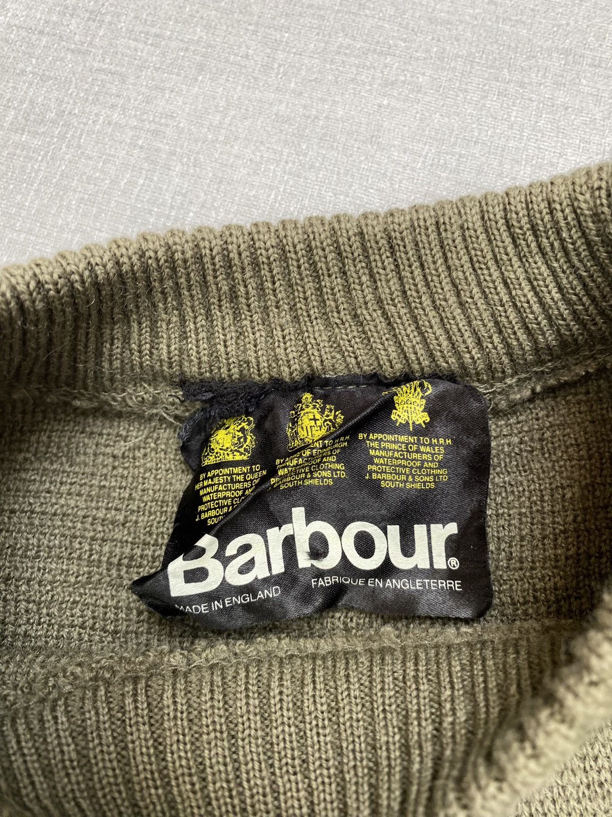 Barbour Vintage Barbour England Wool Crew Neck Sweater sz 48/122 Cm Size US L / EU 52-54 / 3 - 4 Thumbnail