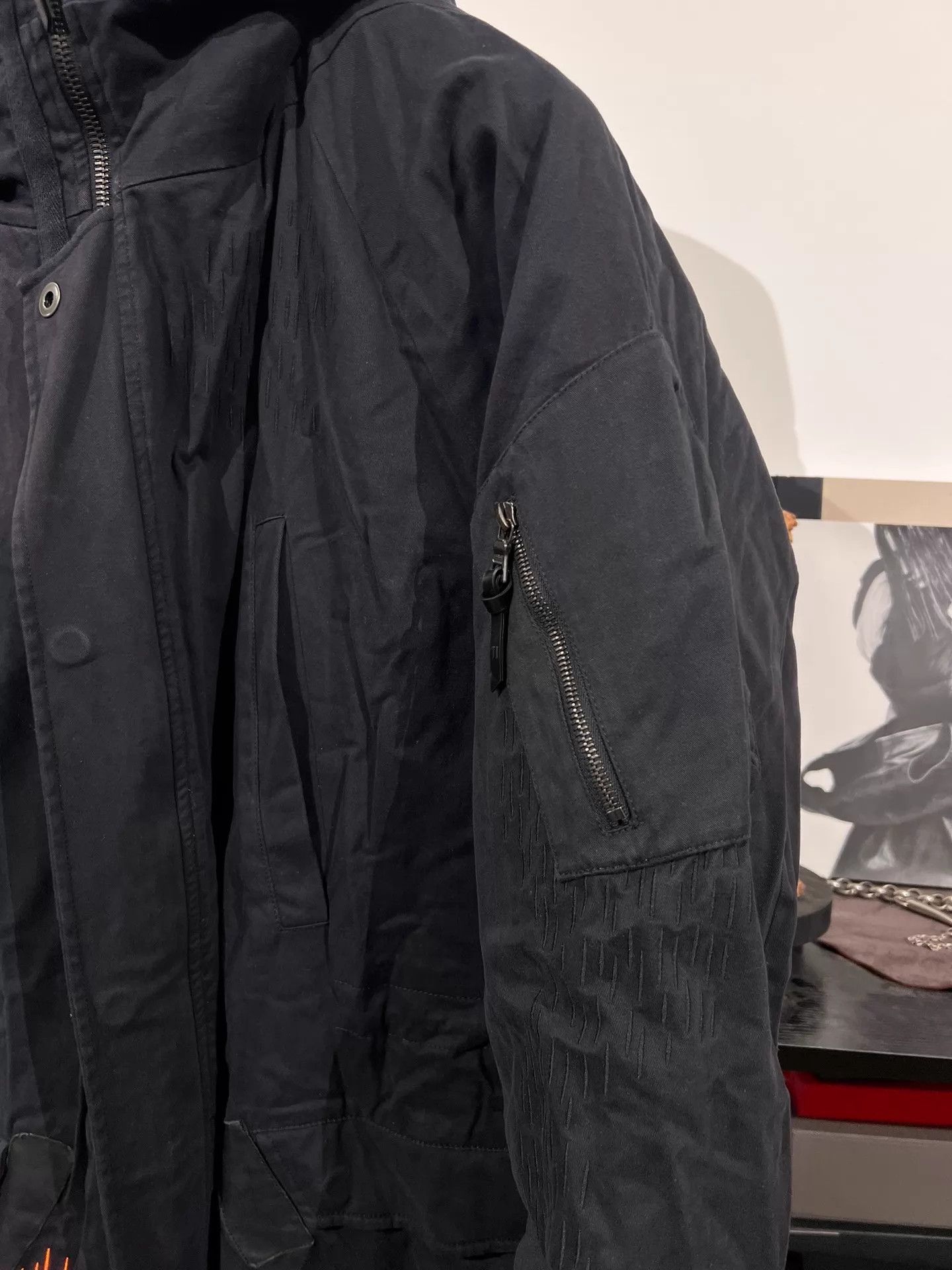 Boris Bidjan Saberi BBS 11by bbs J4 Mid Embroidered Padded Hooded Coat M NWT Size US M / EU 48-50 / 2 - 6 Thumbnail