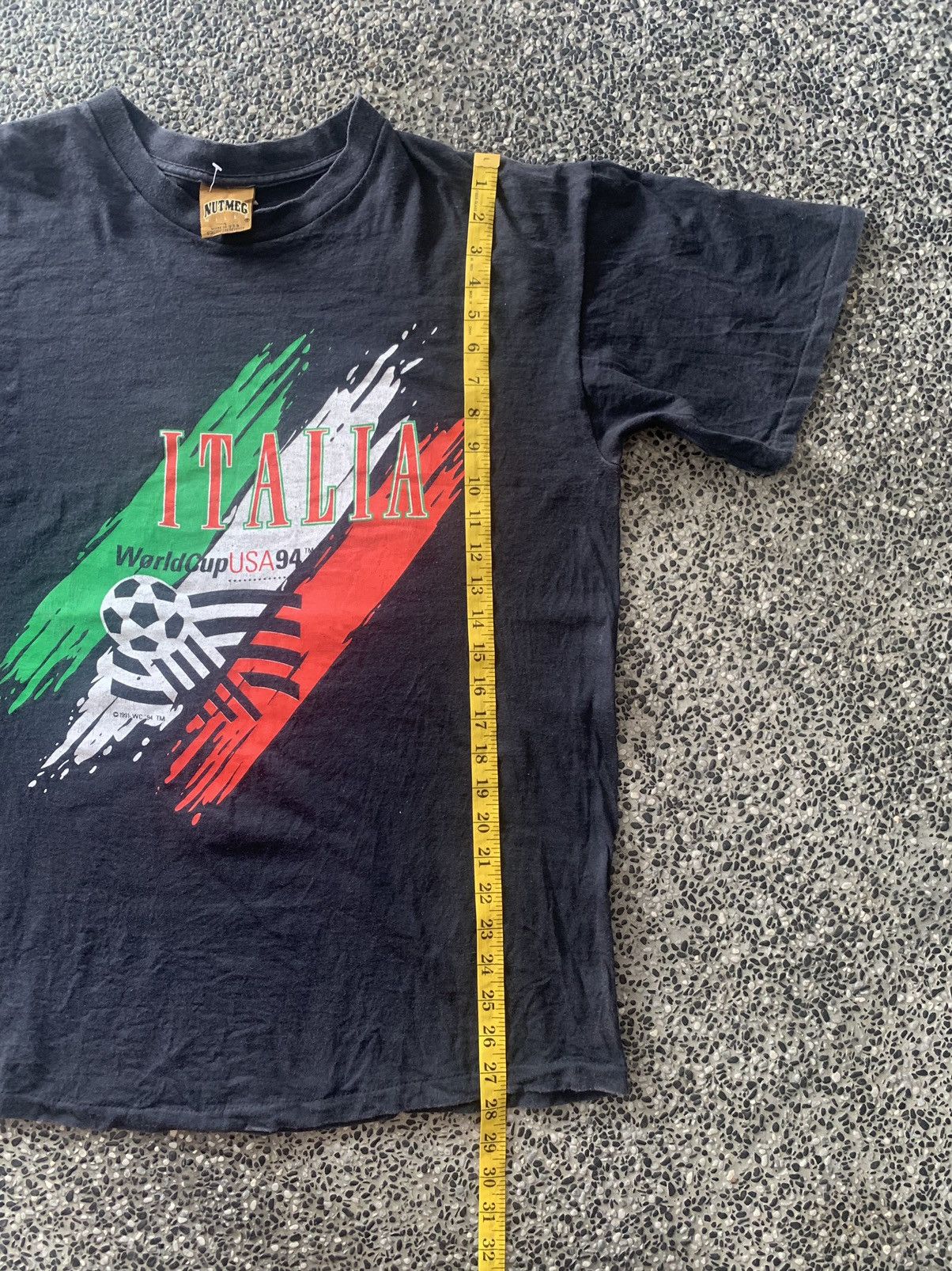 Nutmeg × Vintage Vintage 90s World Cup USA 1994 Nutmeg T shirt Size US L / EU 52-54 / 3 - 9 Thumbnail