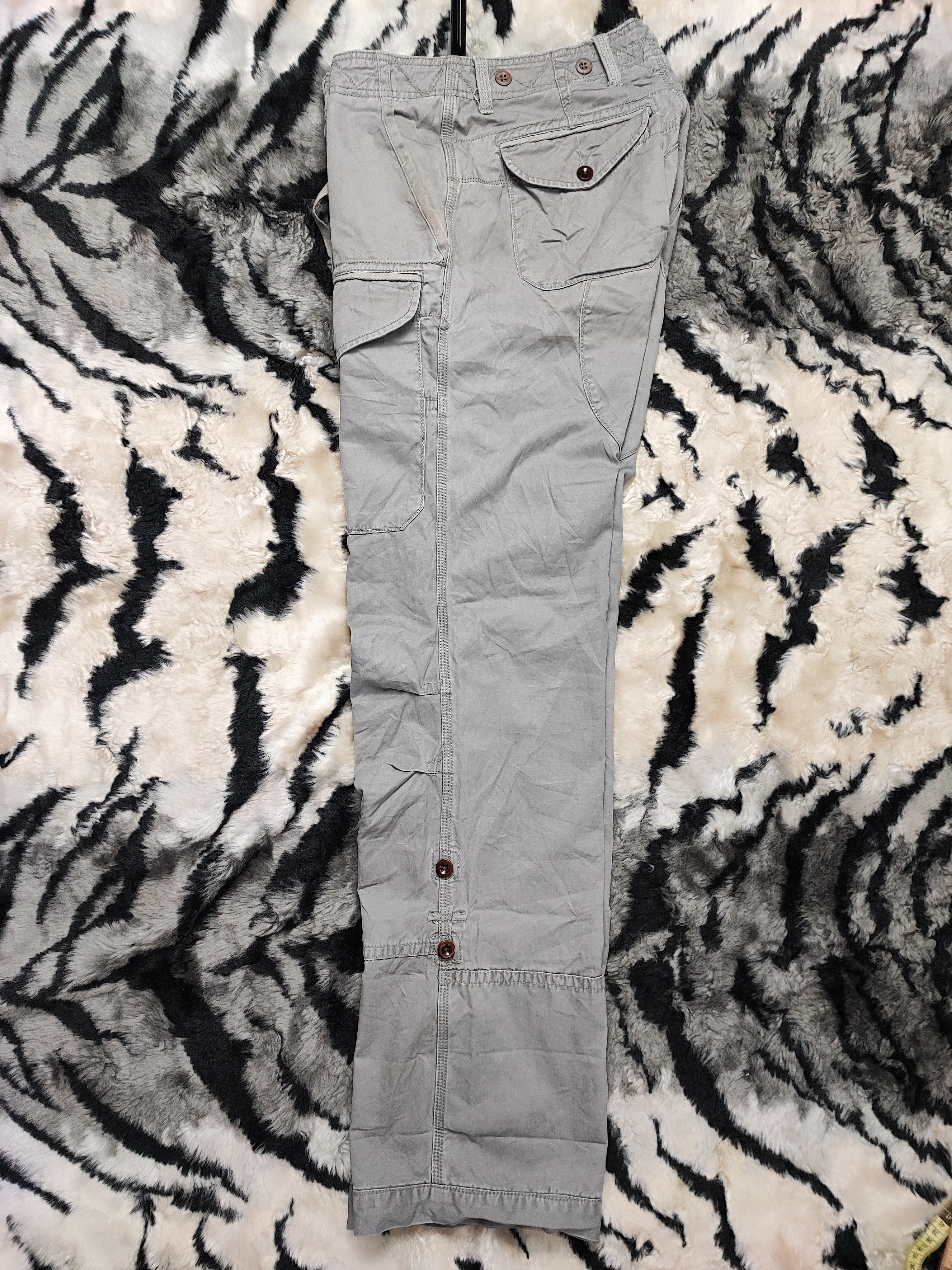 Polo Ralph Lauren 🔥DOPE Iconic Combat Multipocket Tactical Parachute Pants Size US 33 - 22 Thumbnail