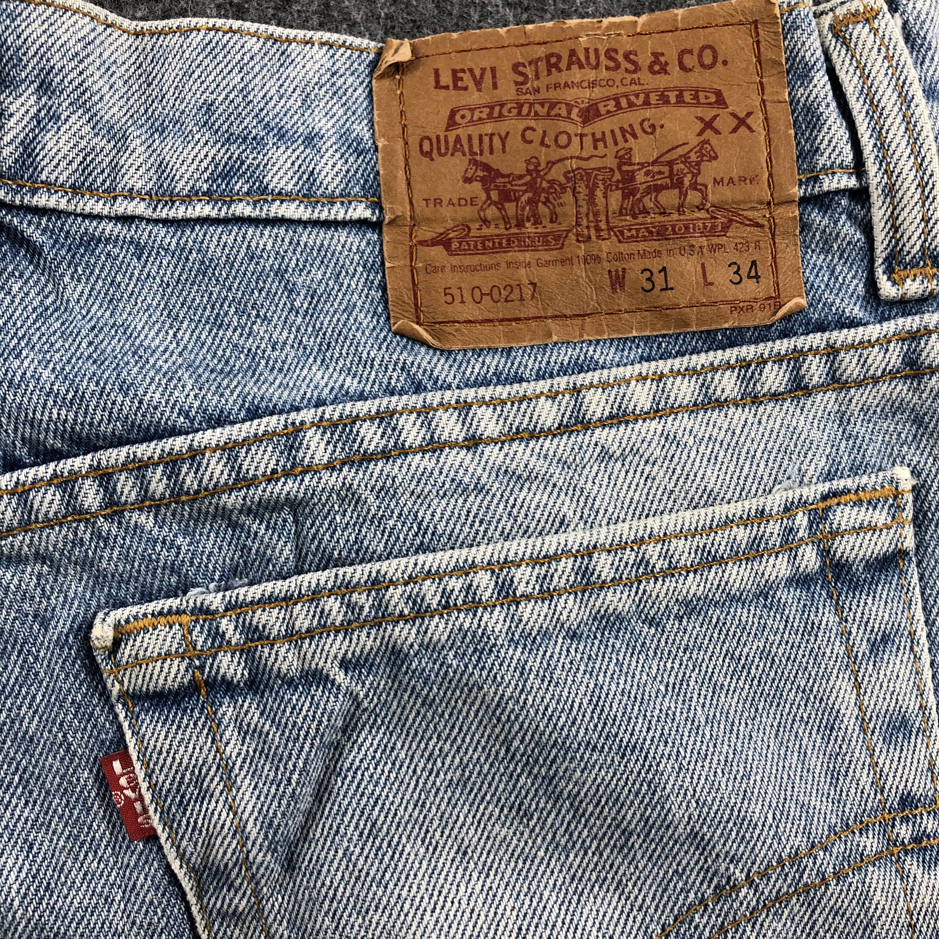 Levi's × Vintage Vintage 90s Light Wash Levis 510 Jeans-JM1395 Size US 30 / EU 46 - 5 Thumbnail