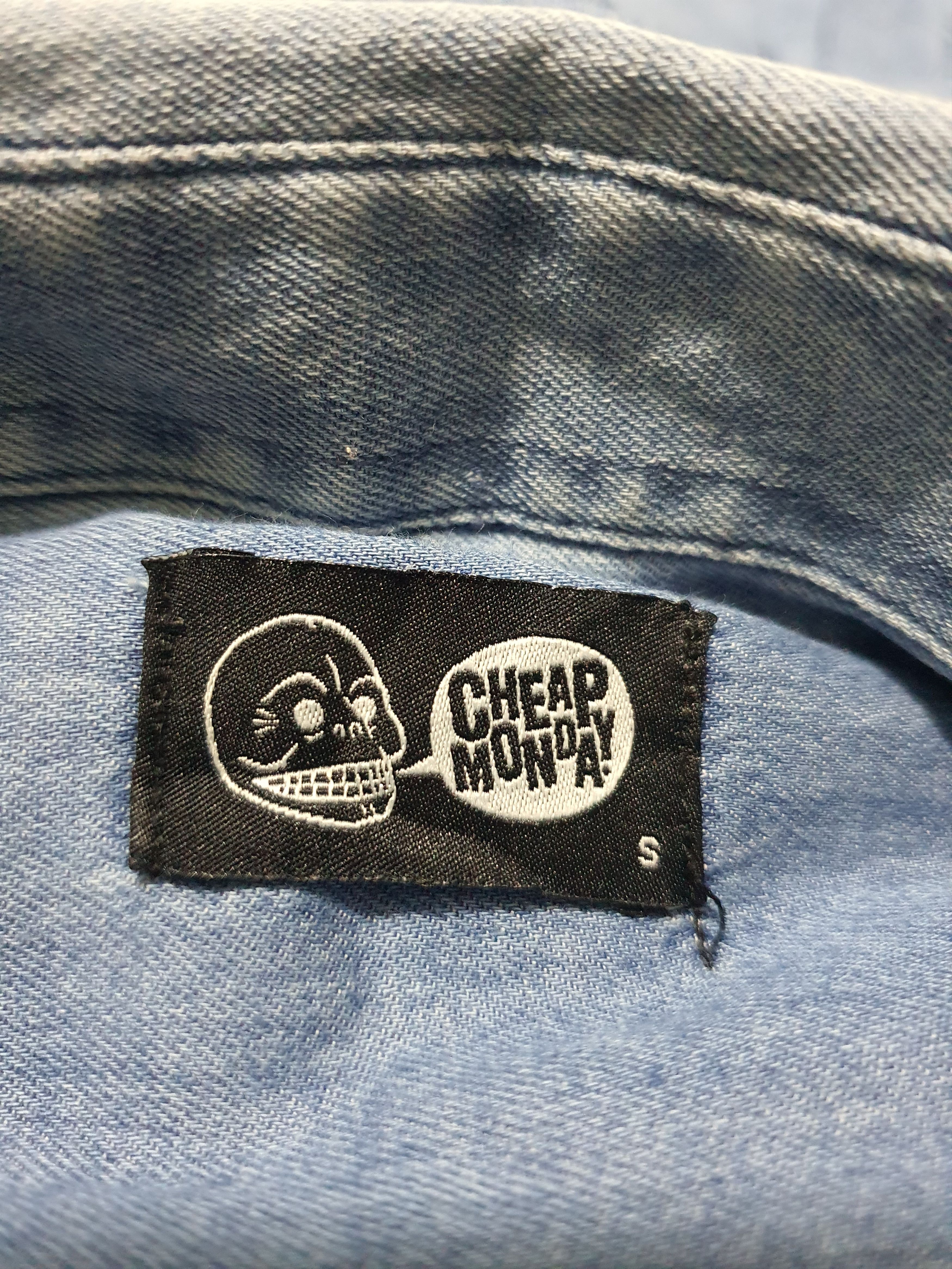 Cheap Monday × Japanese Brand CHEAP MONDAY 22/29 DENIM SOFT CLOTH SHIRT Size US S / EU 44-46 / 1 - 4 Thumbnail