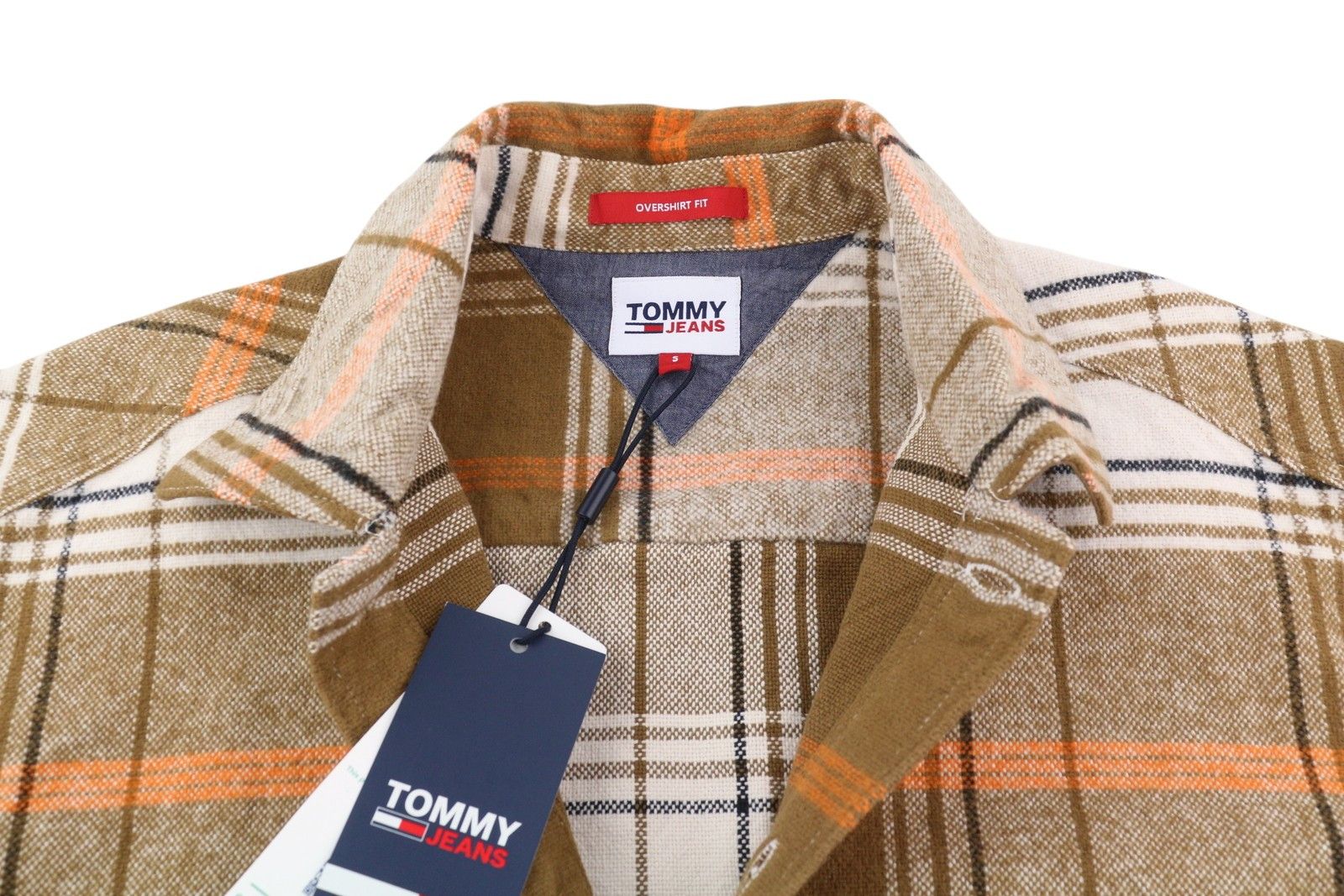 Tommy Hilfiger BRUSHED CHECK S Overshirt Flannel Thick Shirt 85015 Size US S / EU 44-46 / 1 - 5 Thumbnail