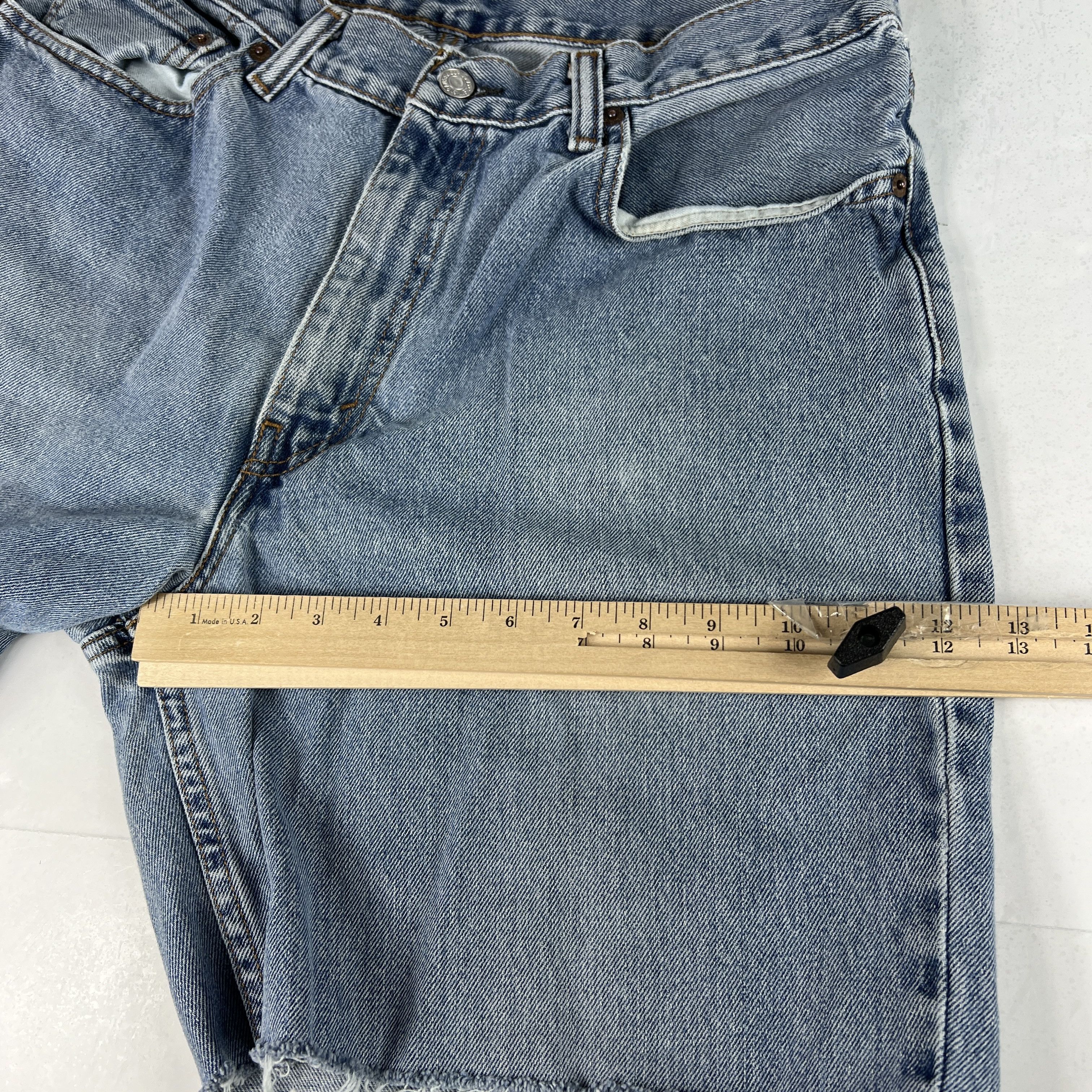 Levi's Levi's Jean Short 560 Loose Faded Cut Off Cotton Denim Jorts Size US 34 / EU 50 - 18 Thumbnail