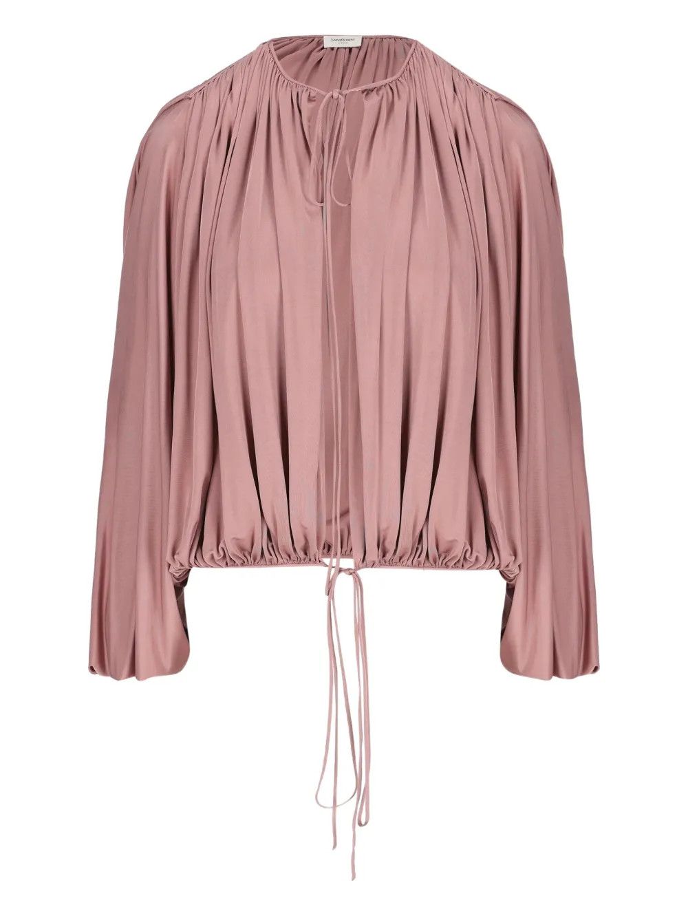 Saint Laurent Paris o1y0126 Blouse in Antique Rose Size S / US 4 / IT 40 - 1 Thumbnail