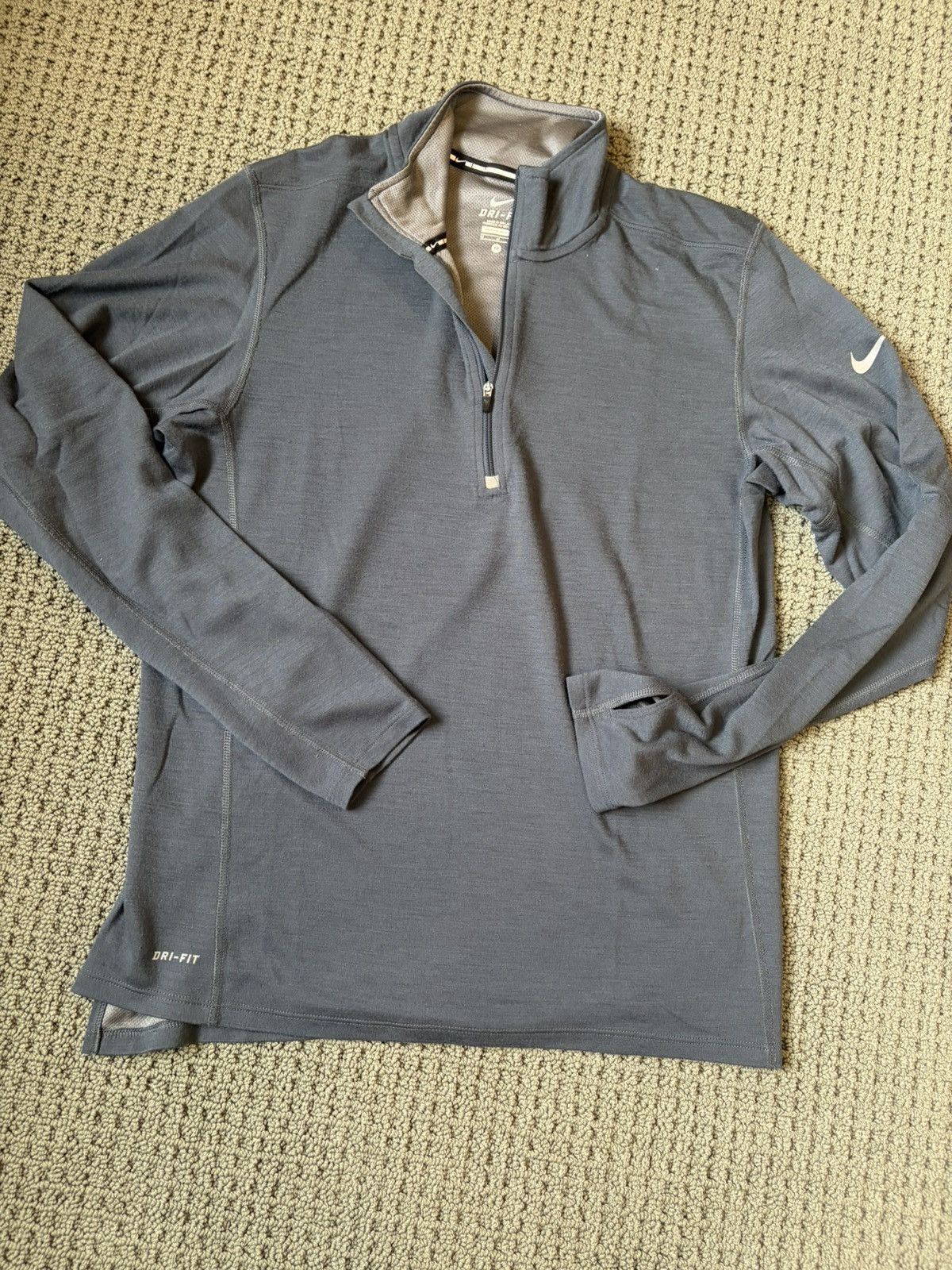 Nike Nike Running Dri Fit pullover 1/4 zip. Size US M / EU 48-50 / 2 - 2 Thumbnail