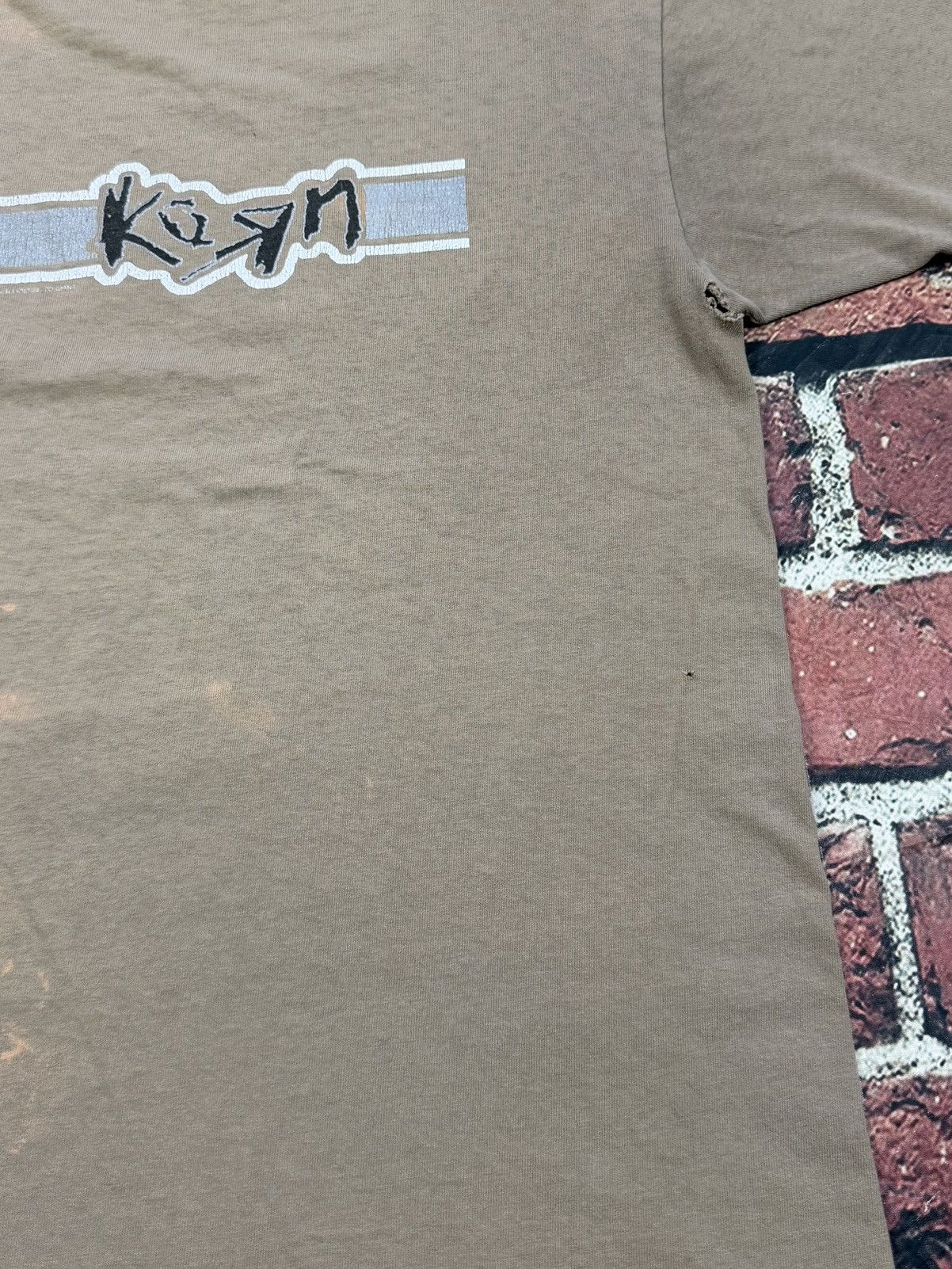 Giant Vintage 1996 KORN Nu Metal Band Tee Thrashed Distressed Size US XL / EU 56 / 4 - 10 Thumbnail