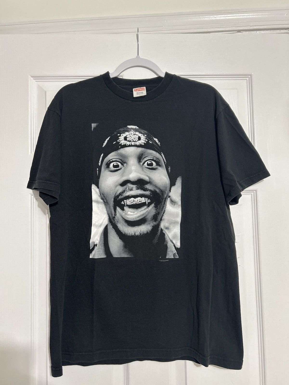 Supreme 2005 Supreme Black RZA Photo Portrait David Corio Tee Shirt |  Grailed