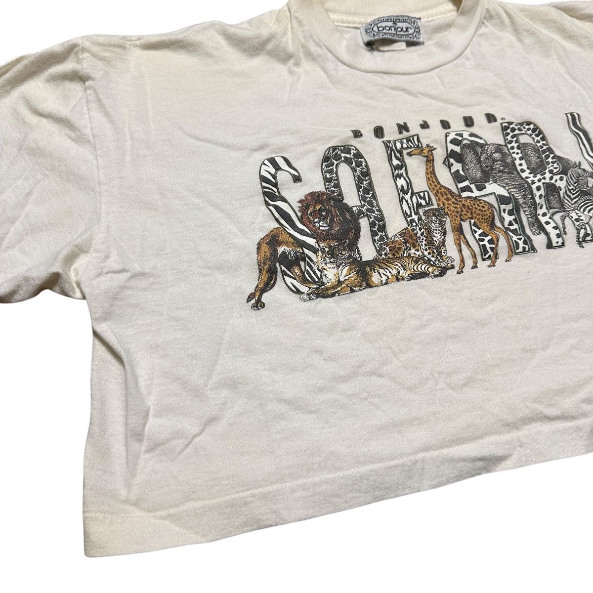 Vintage Vintage 90s Women’s Bonjour Safari Cropped Shirt Size L / US 10 / IT 46 - 5 Thumbnail
