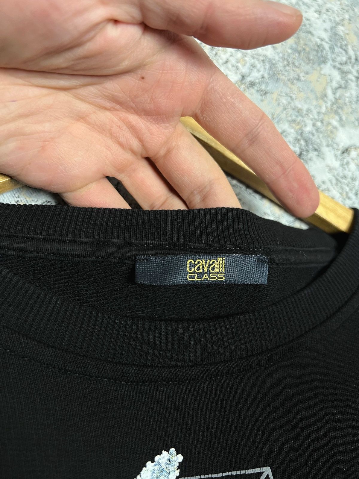 Cavalli Class × Just Cavalli Cavalli Class Sweatshirt Brand Logo Graphic Panther Print Size XL / US 12-14 / IT 48-50 - 5 Thumbnail