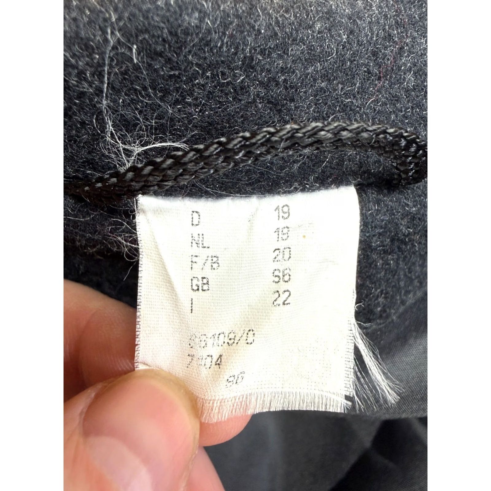 Vintage VINTAGE Loden Coat Womens One Size Dark Gray Wool 44in Size ONE SIZE - 4 Thumbnail