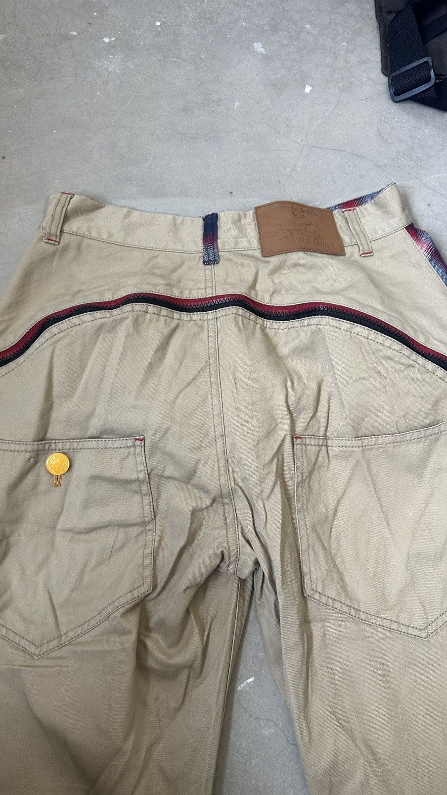Vintage UP SMILE ZIPPED BACK SMILE PANT Size US 30 / EU 46 - 17 Thumbnail