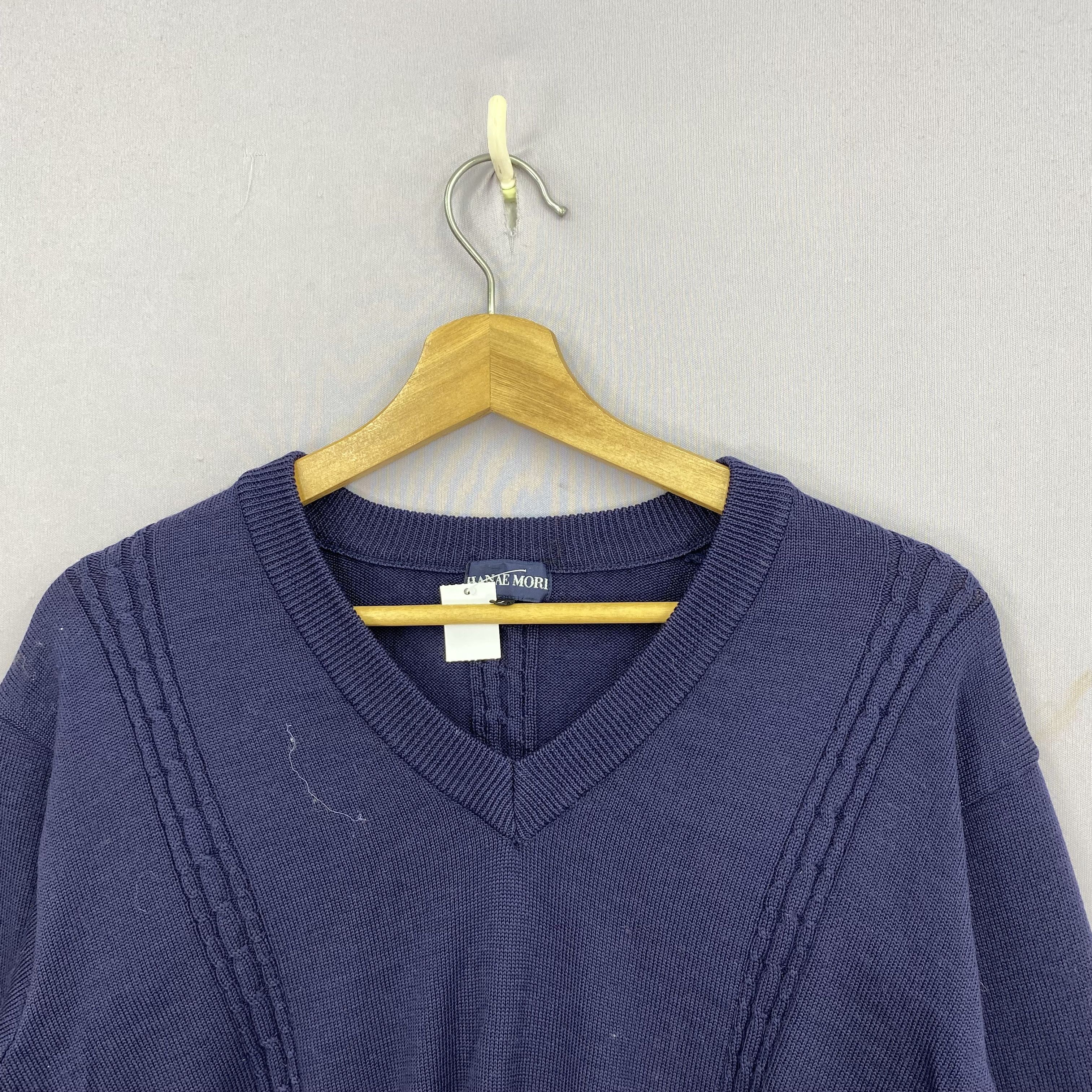 Hanae Mori Vintage Hanae Mori Knitwear Jumper Sweater Ribbed Sweatshirt Size US XS / EU 42 / 0 - 2 Thumbnail