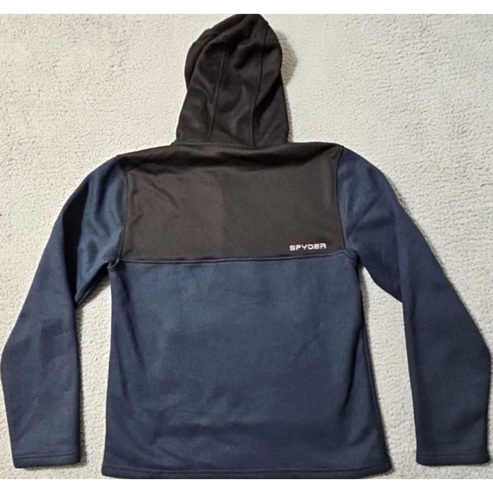 Spyder Spyder Hoodie Size Medium Mens Black Navy Blue Fleece Lined 1/2 Zip Pullover Size US M / EU 48-50 / 2 - 2 Thumbnail