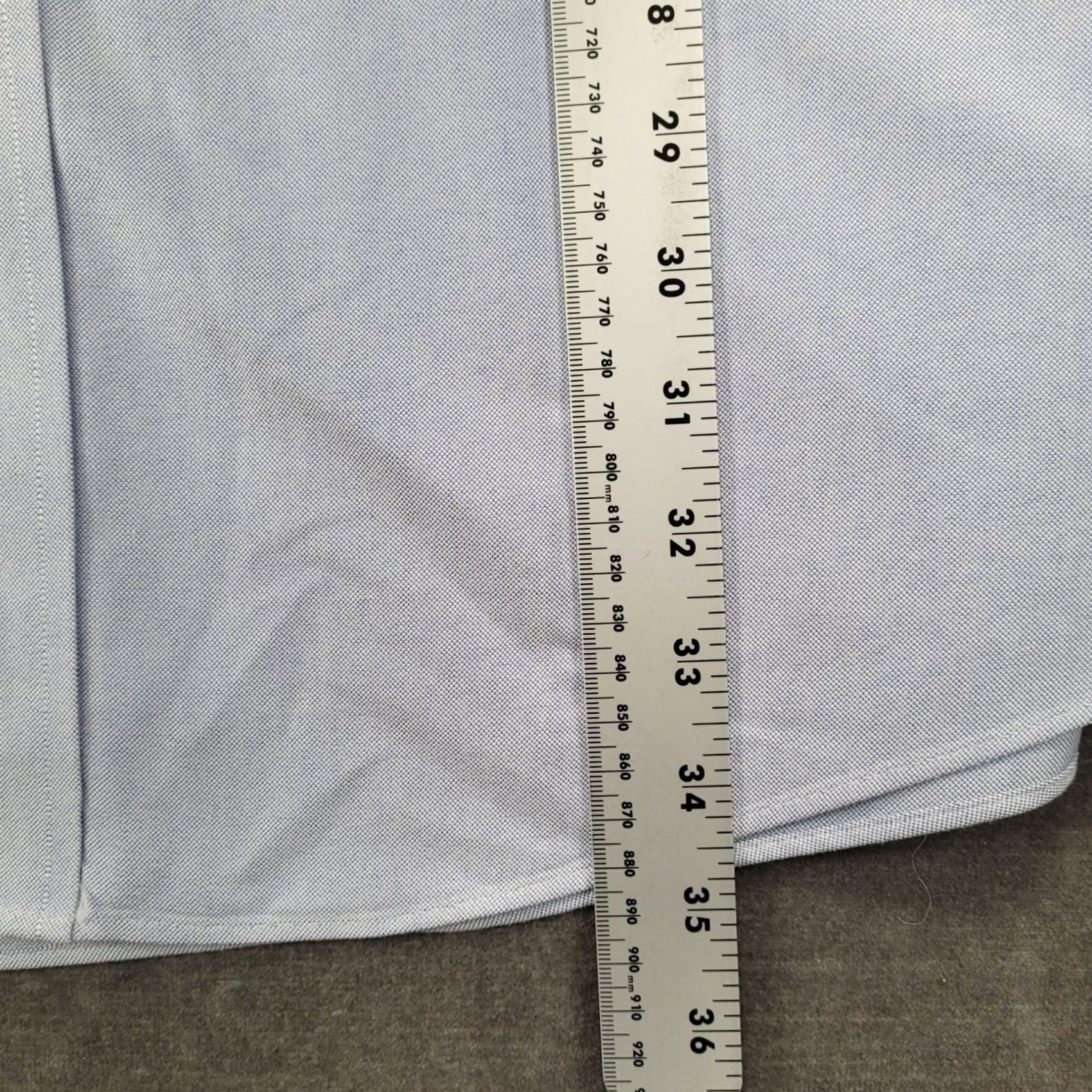 Vintage LL Bean Mens Wrinkle Free Traditional Fit Oxford Shirt Blue 18 36 Size US XXL / EU 58 / 5 - 7 Thumbnail