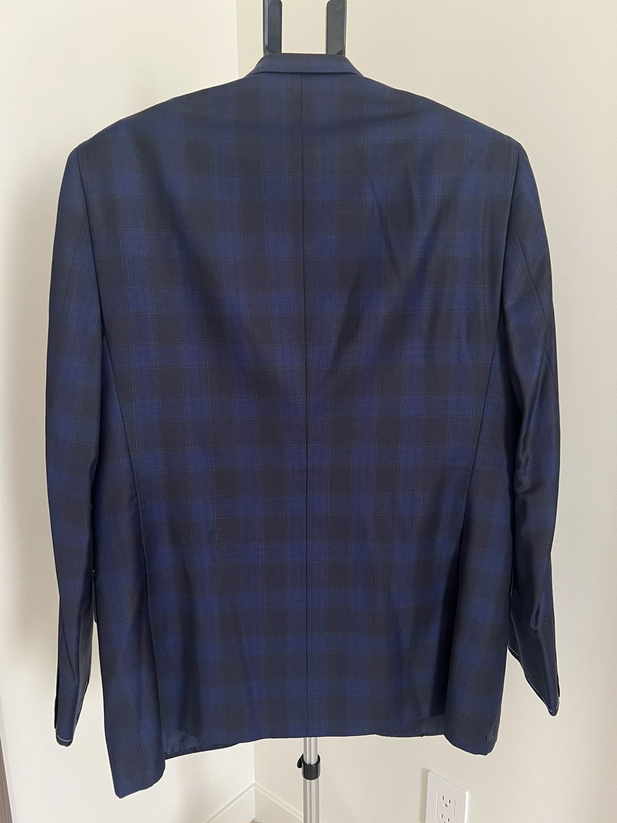 Brioni Brioni NavyWindowpane Check Wool Blazer Size 42R US / 52R IT Size 42R - 6 Thumbnail