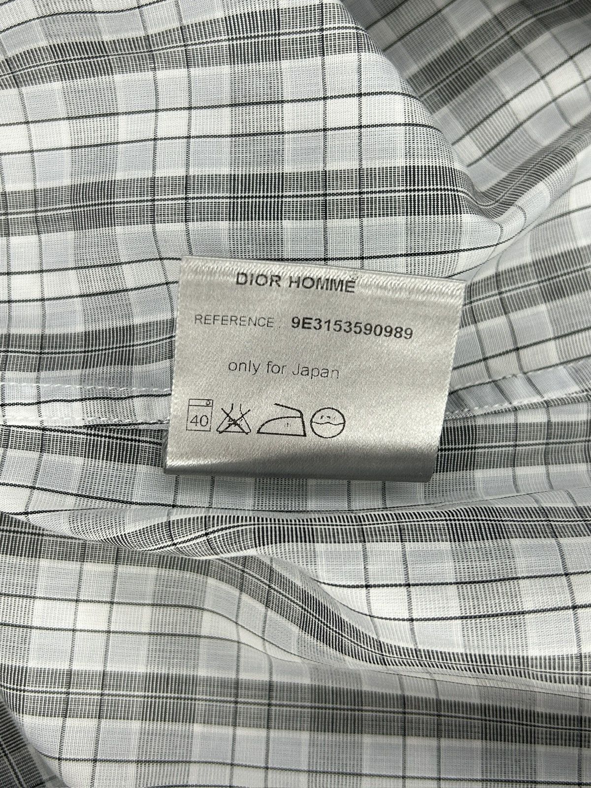 Dior S/S 09 Plaid Shirt Size US M / EU 48-50 / 2 - 9 Thumbnail