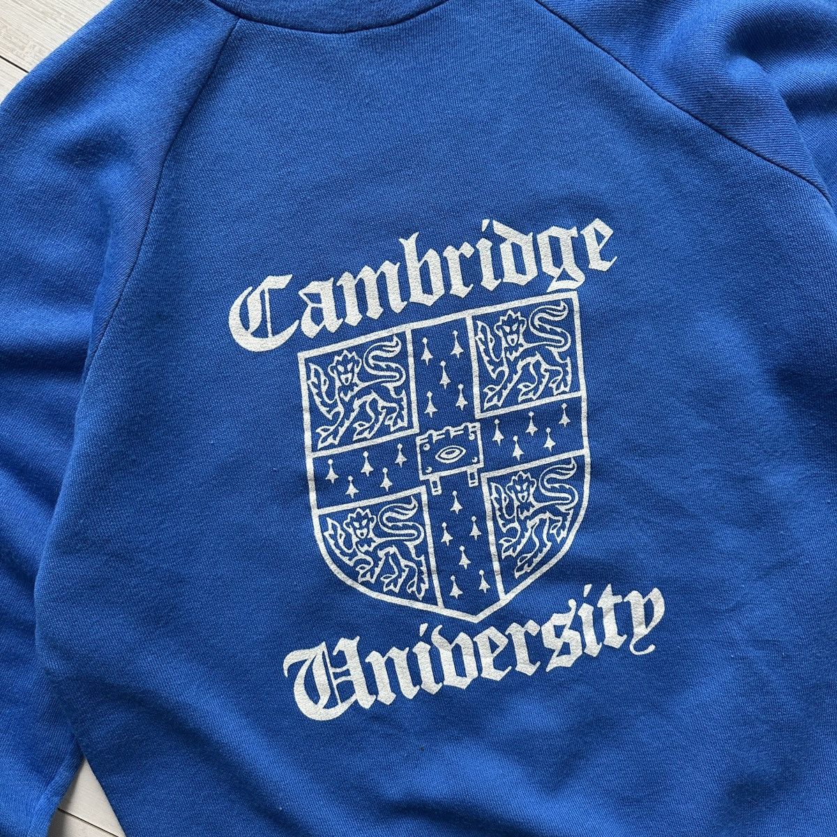 Vintage Vintage 80s rare Cambridge University Made in UK sweatshirt Size US L / EU 52-54 / 3 - 5 Thumbnail
