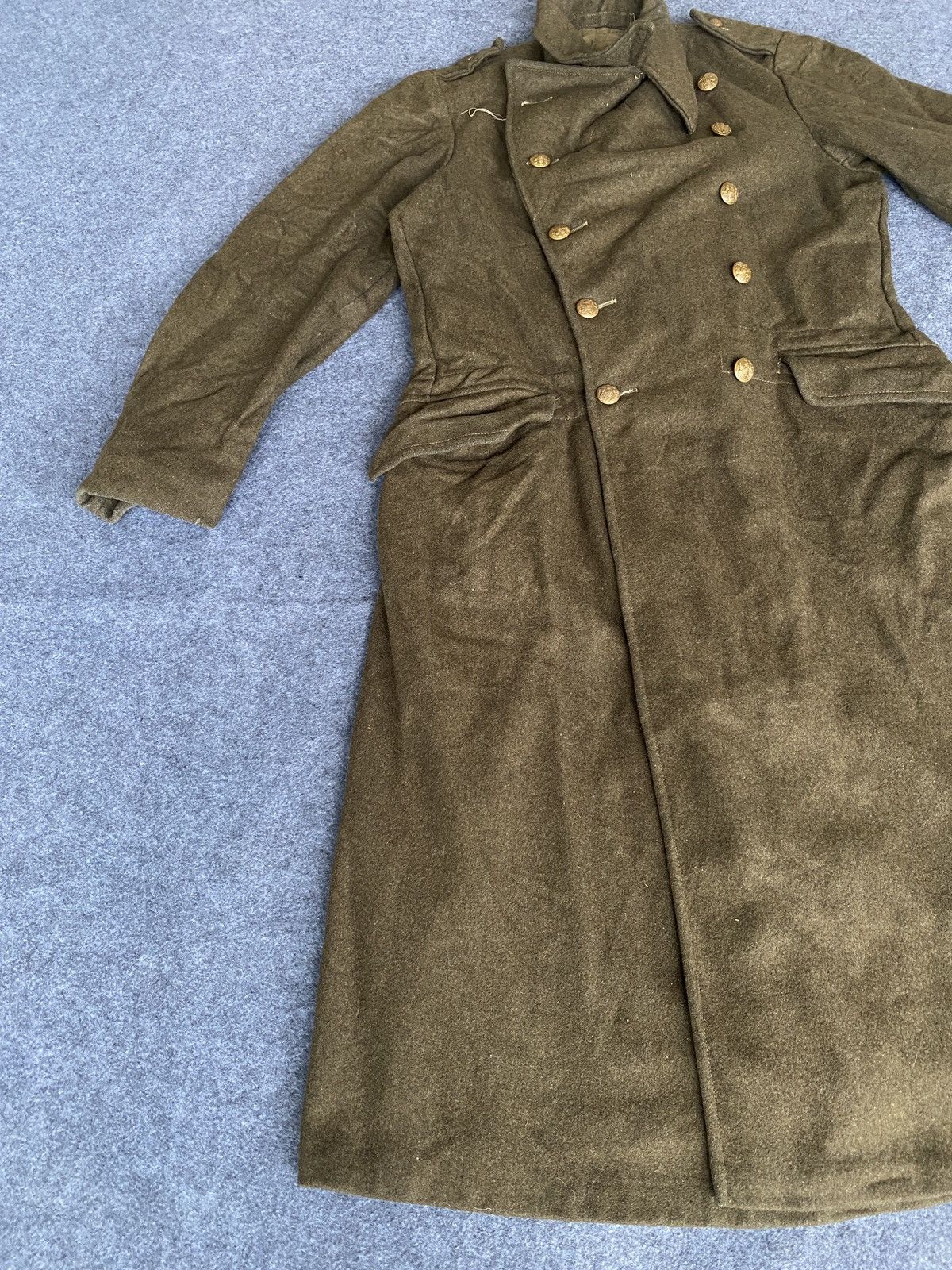 Vintage Vintage 50s army greatcoat dismounted Size US M / EU 48-50 / 2 - 14 Thumbnail