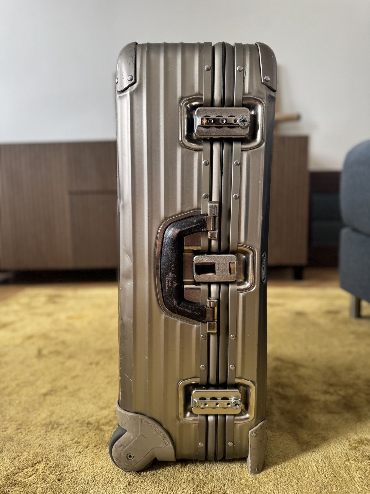 Rimowa RARE Rimowa Topas Titanium PrivateJet Limited Trolley