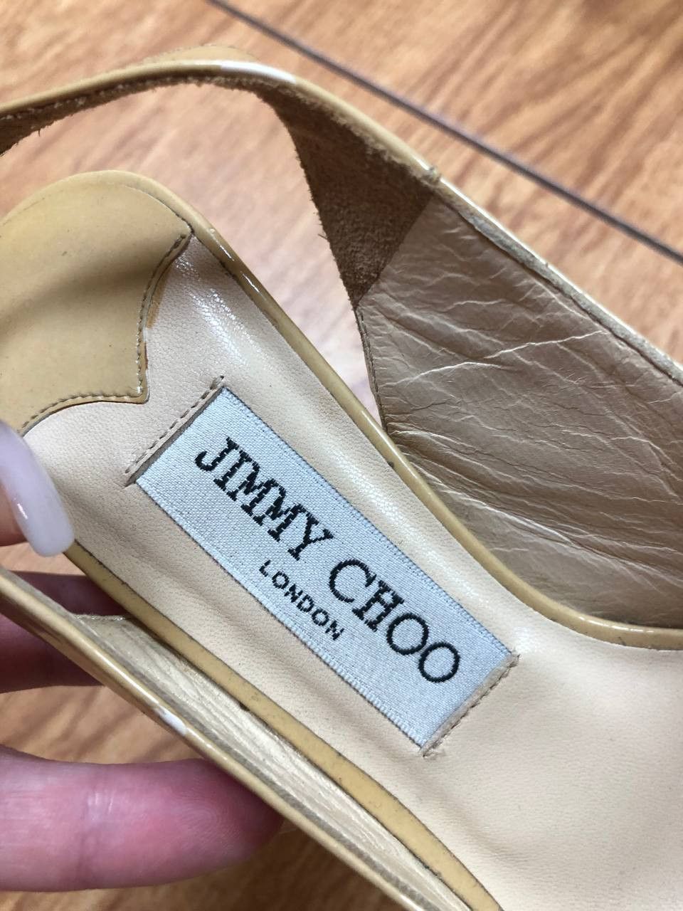 Jimmy Choo × Vintage Jimmy Choo High Heels Sneak Skin Luxury Size US 5 / IT 35 - 3 Thumbnail