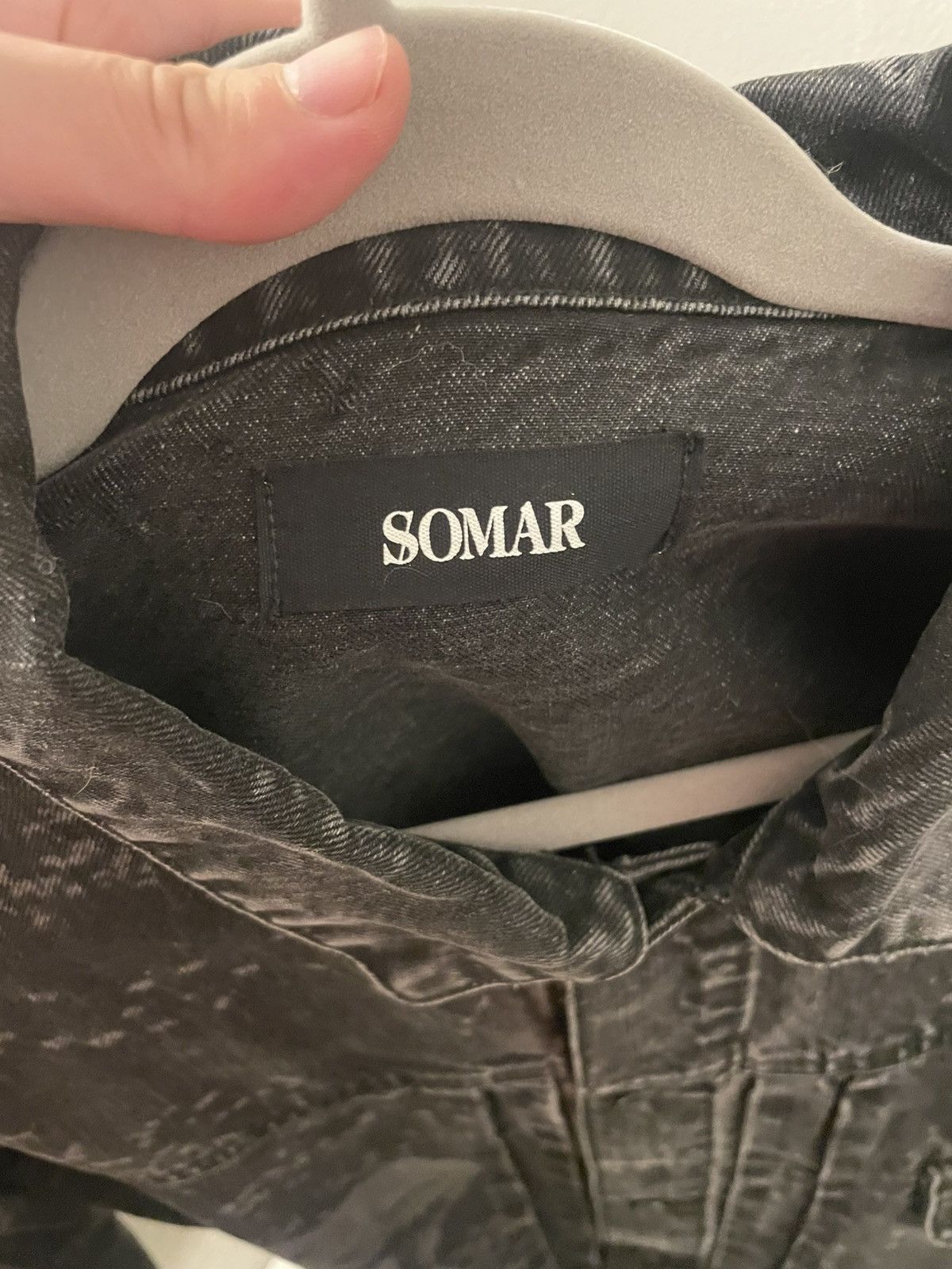 Somar Ishmael Lamb Jacket Sz M in Black, Men's — image 3 of 5