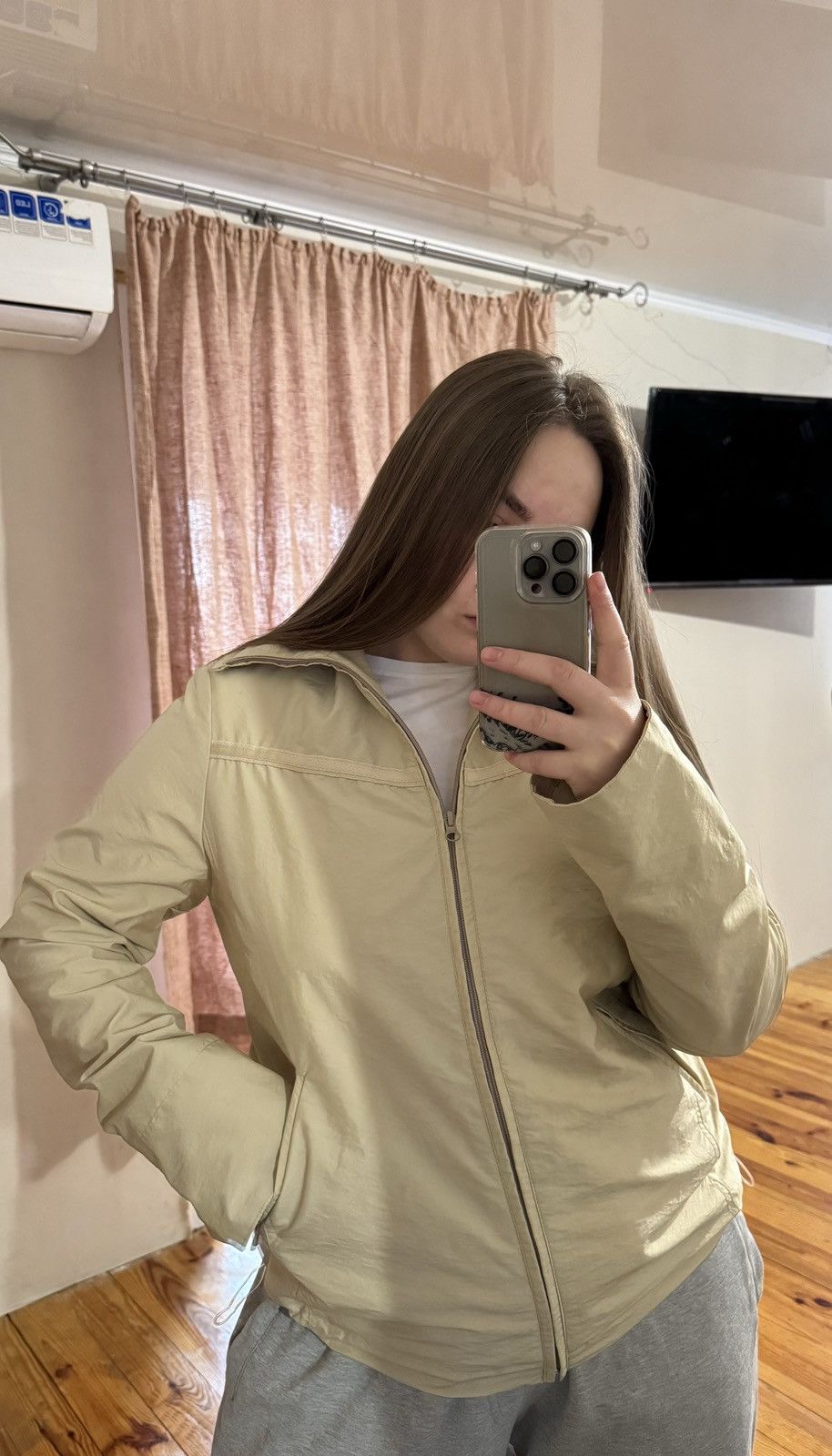 Other Minimalist Italian Zip Jacket Italian craftsmanship Size M / US 6-8 / IT 42-44 - 3 Thumbnail