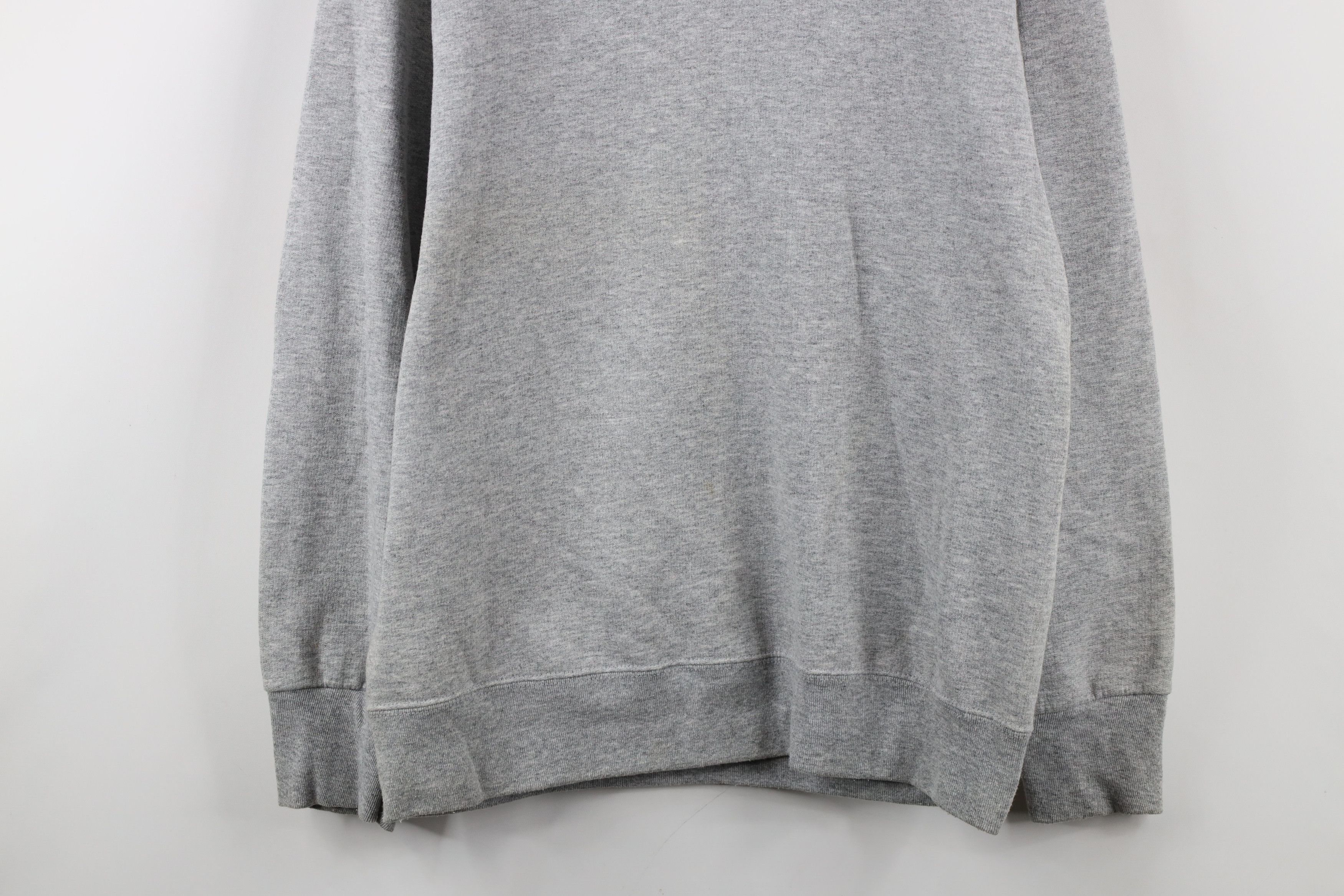 Vintage Vintage 90s Streetwear Crewneck Sweatshirt Heather Gray Size US M / EU 48-50 / 2 - 3 Thumbnail