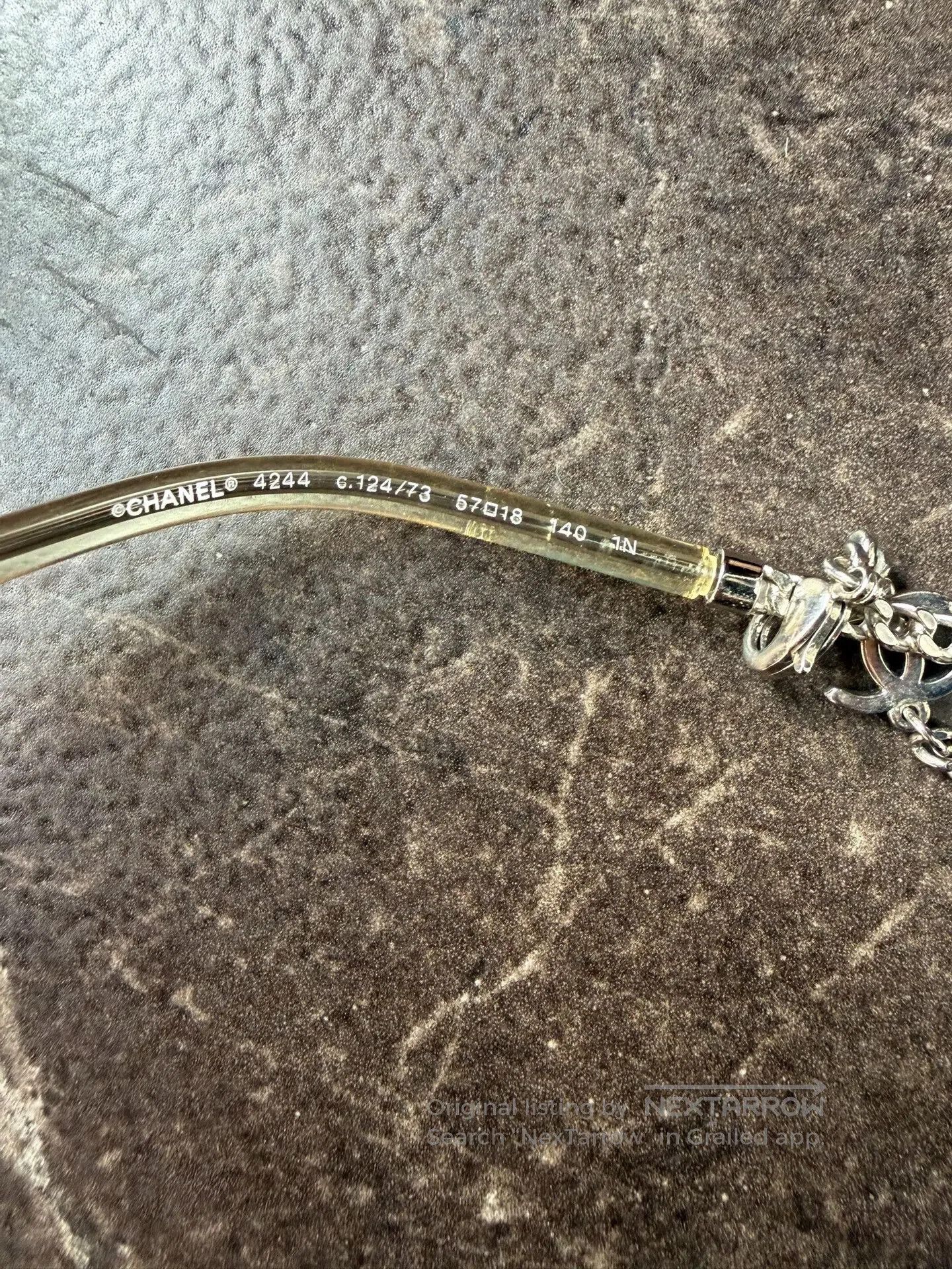 Chanel Chanel 4244 Chain Sunglasses. Size ONE SIZE - 7 Thumbnail