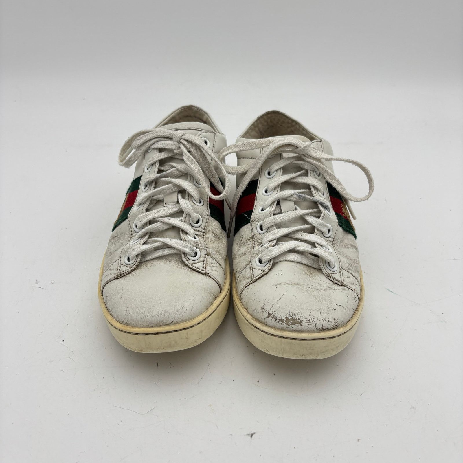 Gucci Gucci Ace Stripe Golden Bee Sneakers Women's 37.5 / 7.5 Size US 7.5 / IT 37.5 - 2 Thumbnail