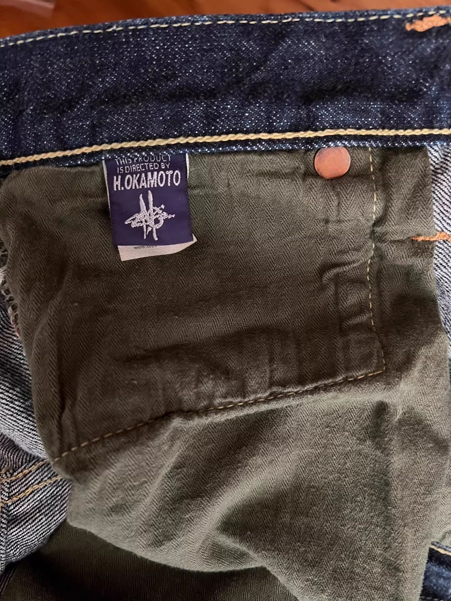TOYS McCOY Toys McCoy 14oz Vintage Red Ear Jeans Size US 31 - 9 Thumbnail