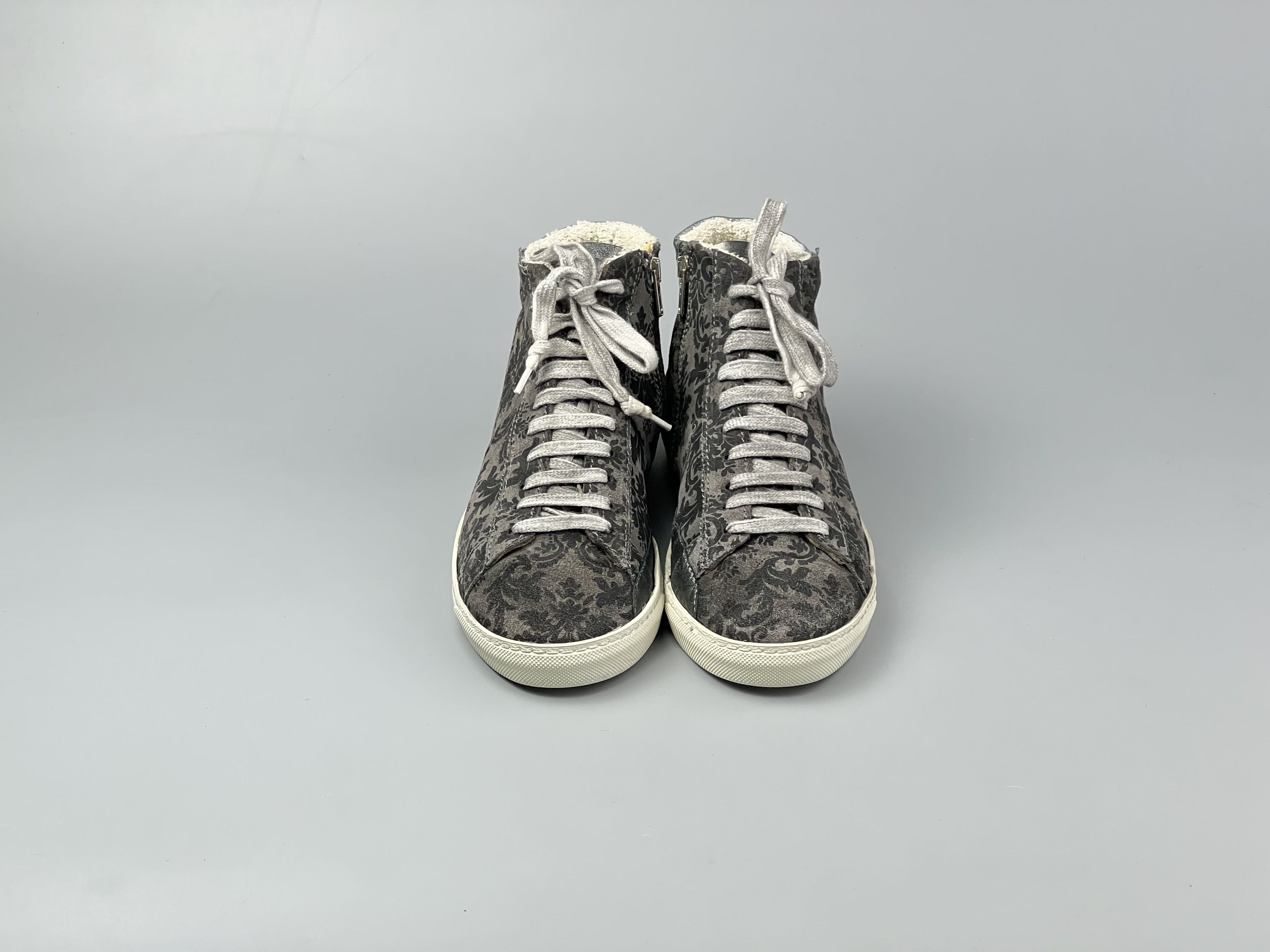 P448 P448 Women's Hi-Top Leather Sneakers Size 40 Size US 9 / IT 39 - 4 Thumbnail