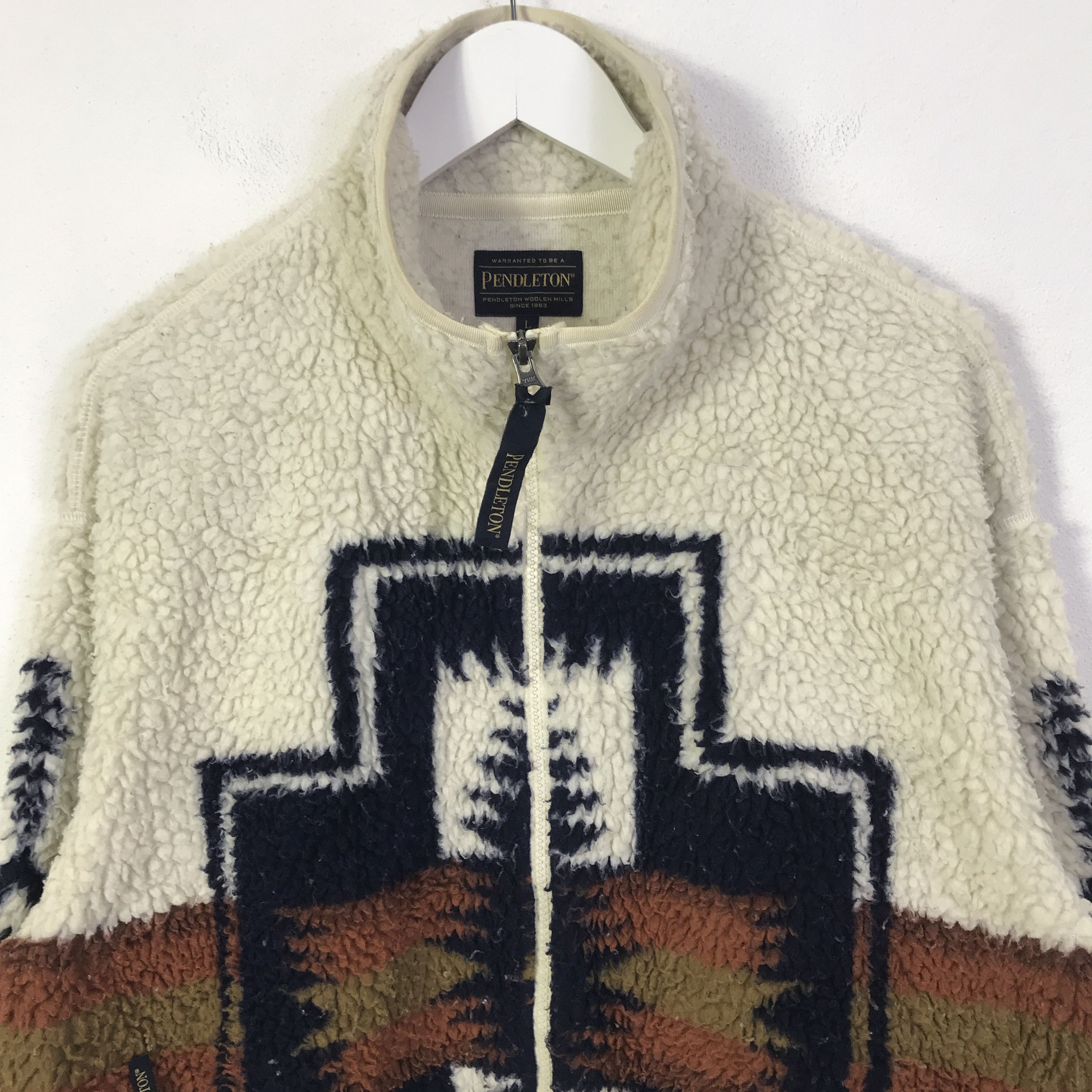 Pendleton pendleton sherpa fleece navajo jacket K85B18 Size US L / EU 52-54 / 3 - 2 Thumbnail