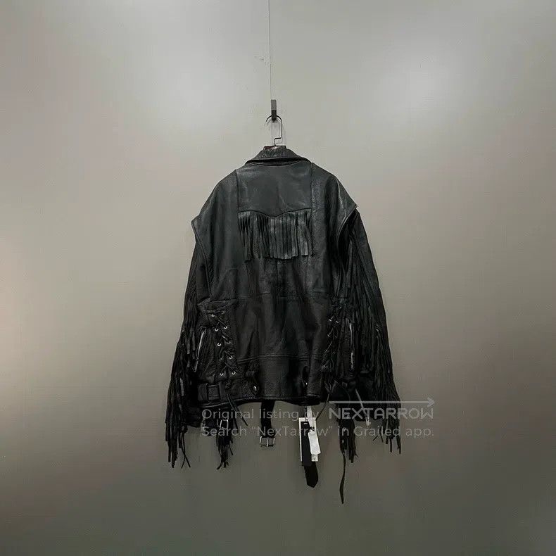 Balenciaga Balenciaga Multi-Zipper Tied Rope Leather Jacket Size US S / EU 44-46 / 1 - 2 Thumbnail