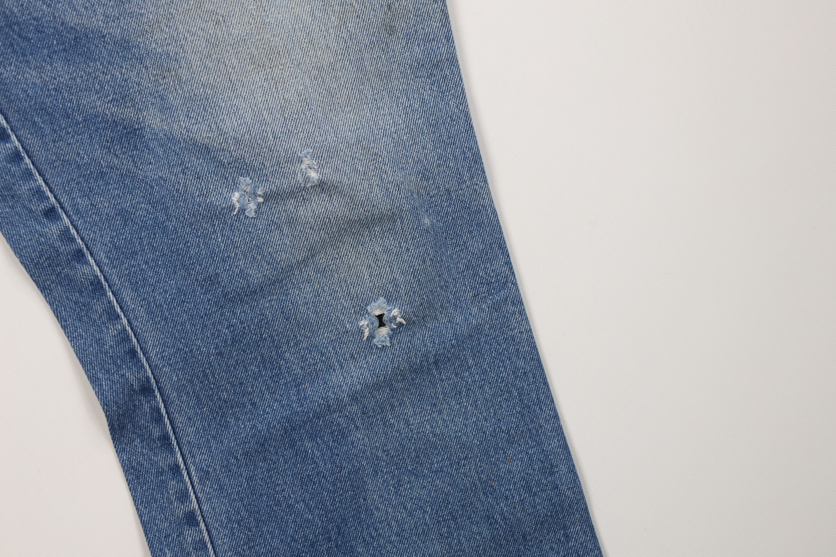 Vintage Vintage 70s Streetwear Flared Bootcut Denim Jeans Blue USA Size US 40 / EU 56 - 6 Thumbnail