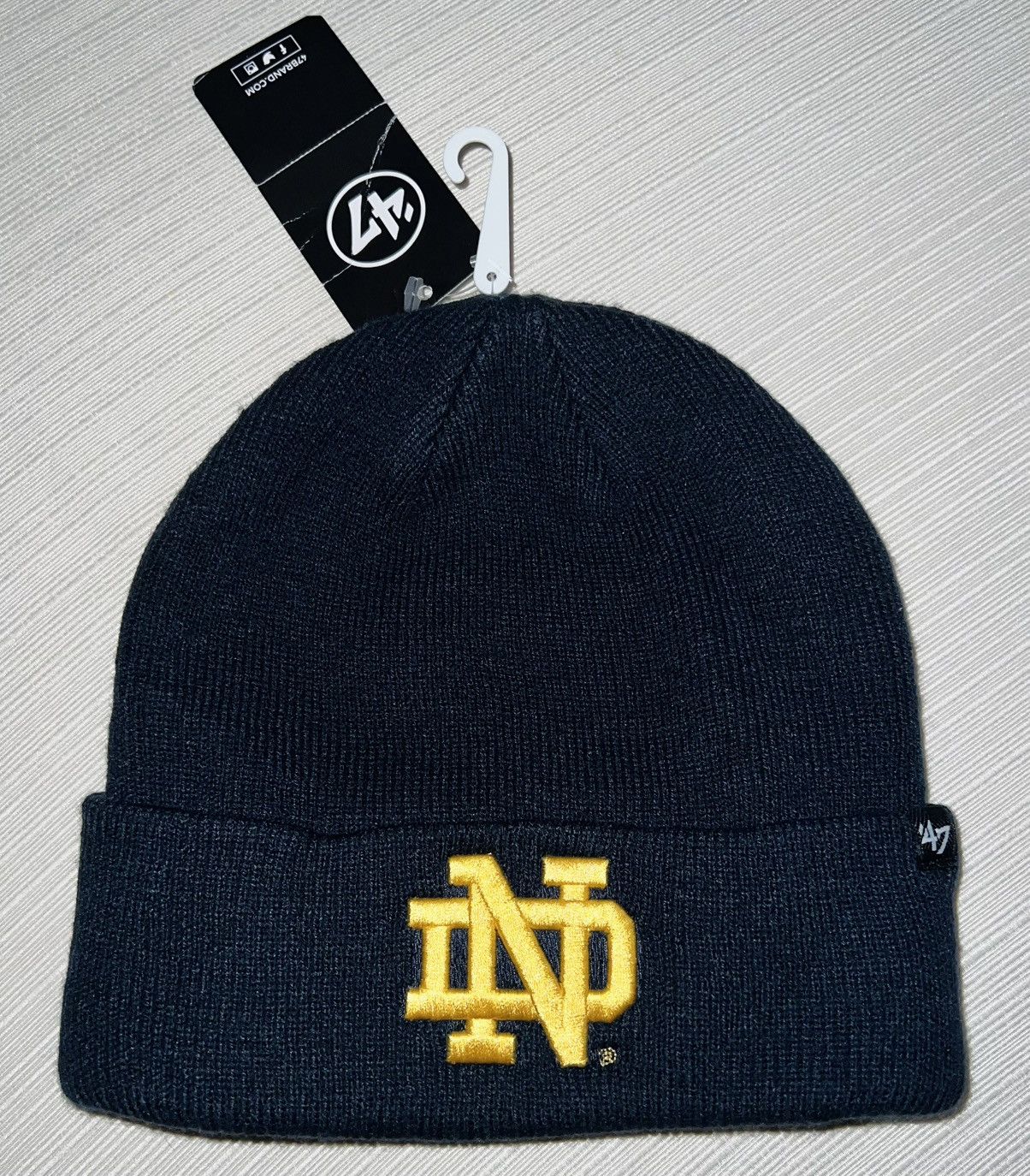 47 Brand × Notre NOTRE DAME 47 BRAND BEANIE (NTW) Size ONE SIZE - 7 Thumbnail