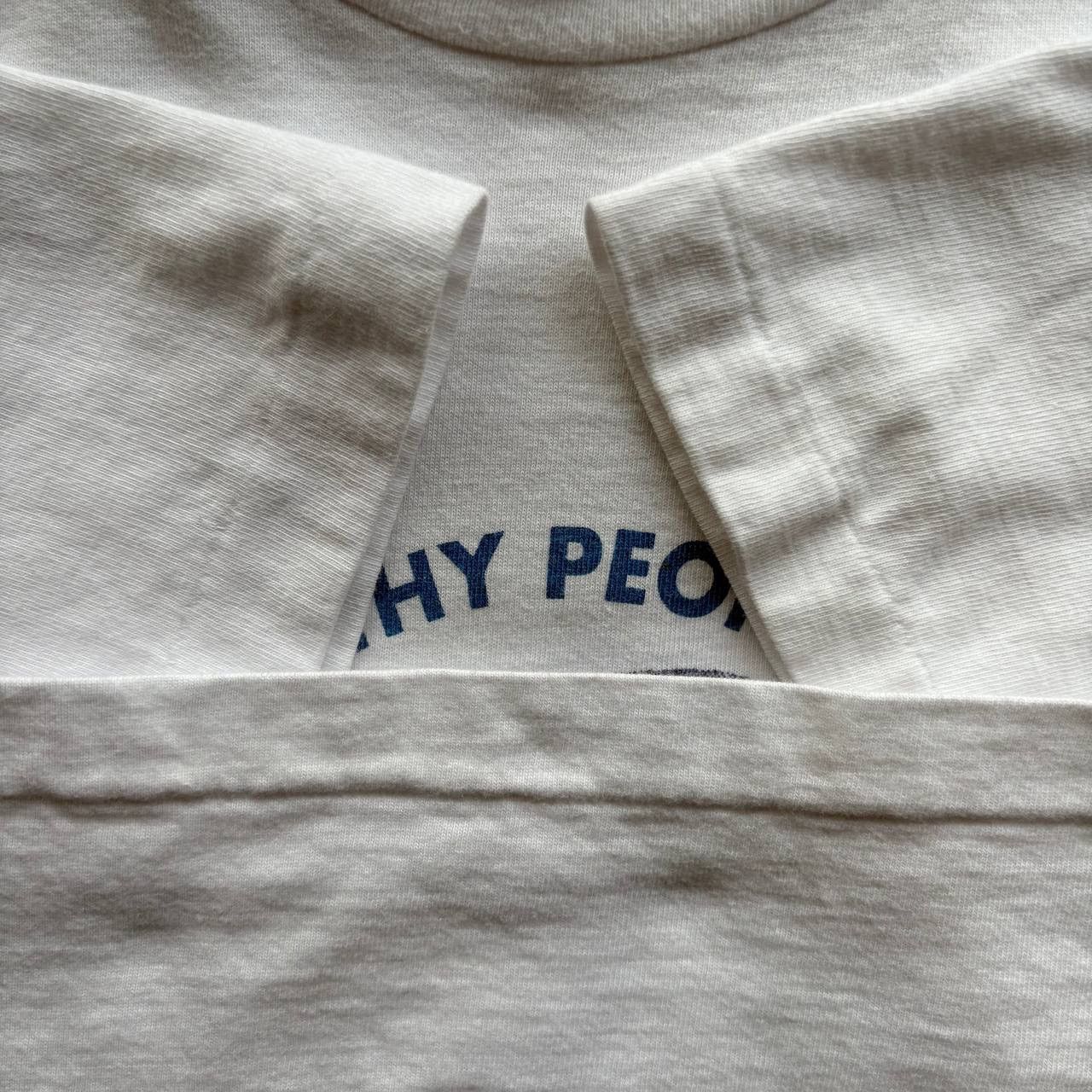 Anime Vintage 2001 Y2K Anime Wakunaga Healthy People 21 Manga Tee Size US M / EU 48-50 / 2 - 6 Thumbnail