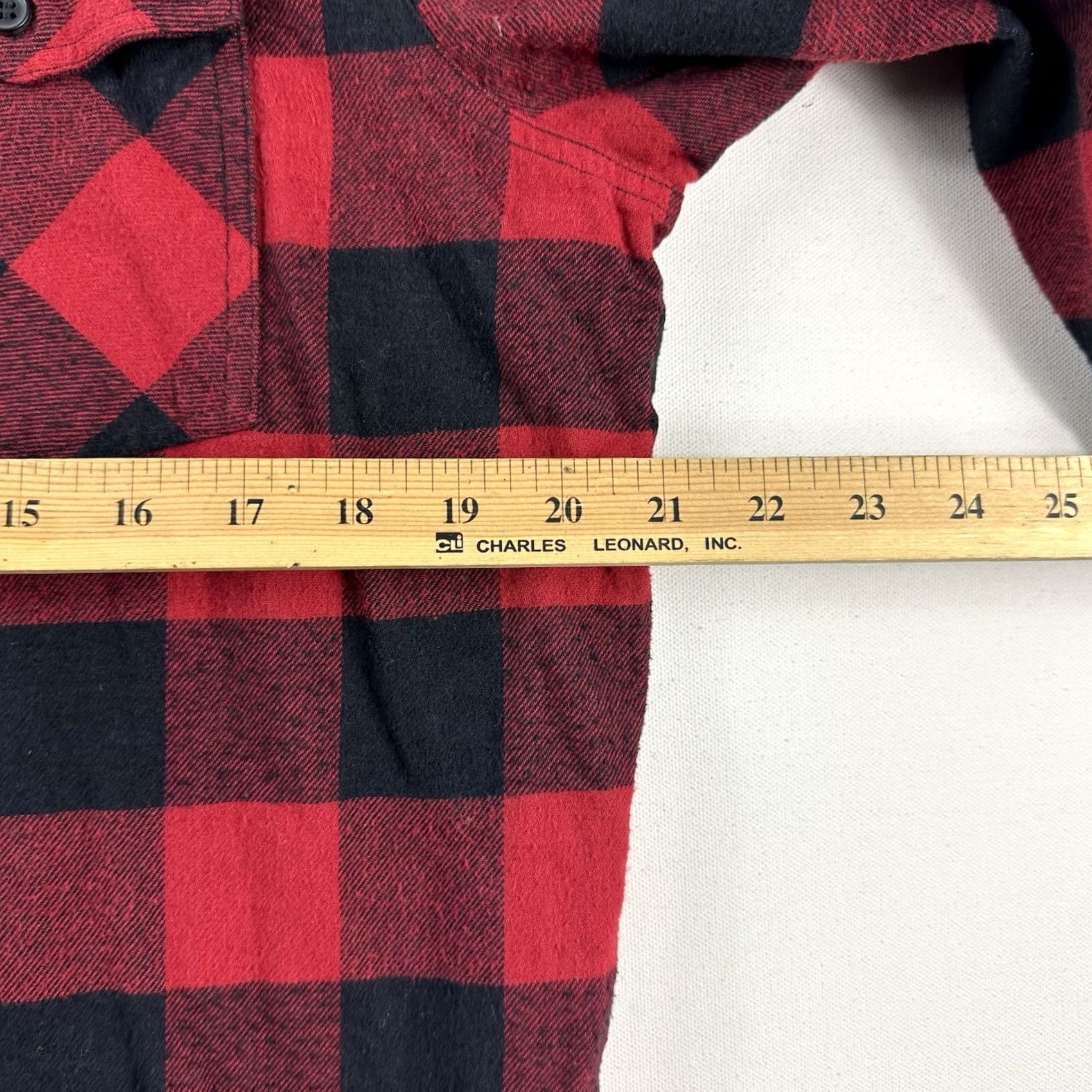 Lumberjack Public Opinion Flannel Shirt Mens Black Red Plaid Long Sleeve Button-Up Casual Regular L Multicolor Cotton Fall Spring Summer Outdoors Men Size US L / EU 52-54 / 3 - 8 Thumbnail